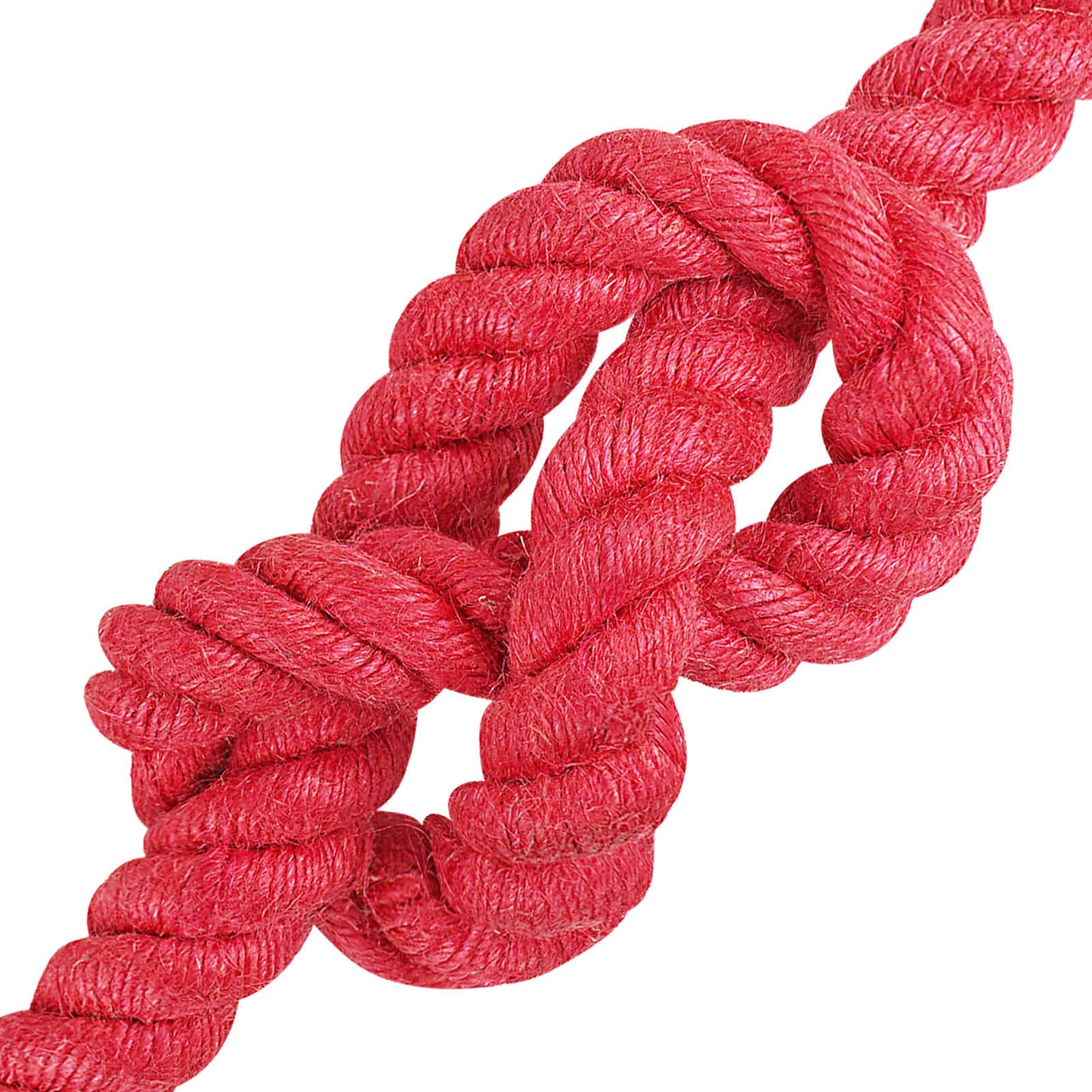 Jute tau Rød 100% Tossa jute
