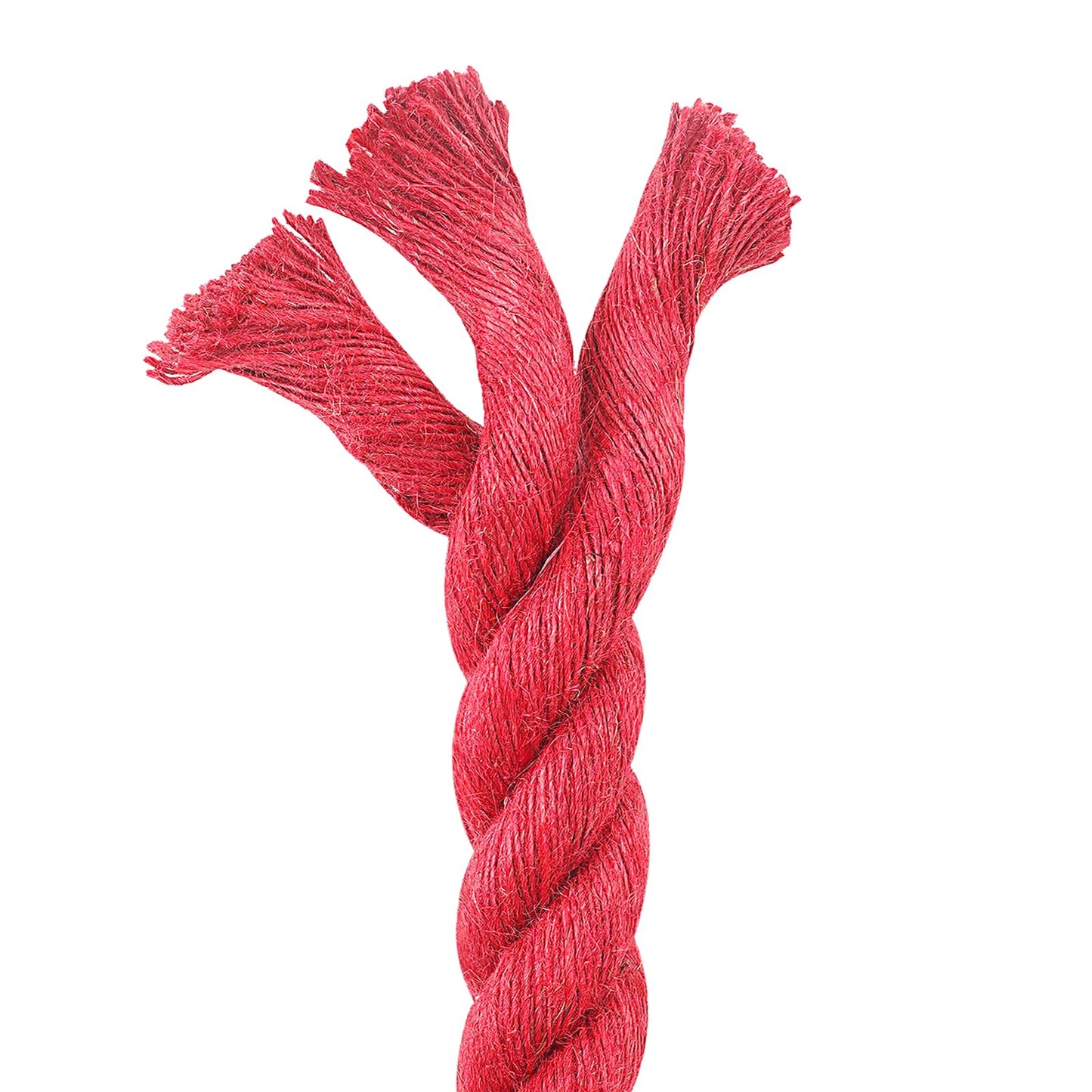 Jute tau Rød 100% Tossa jute