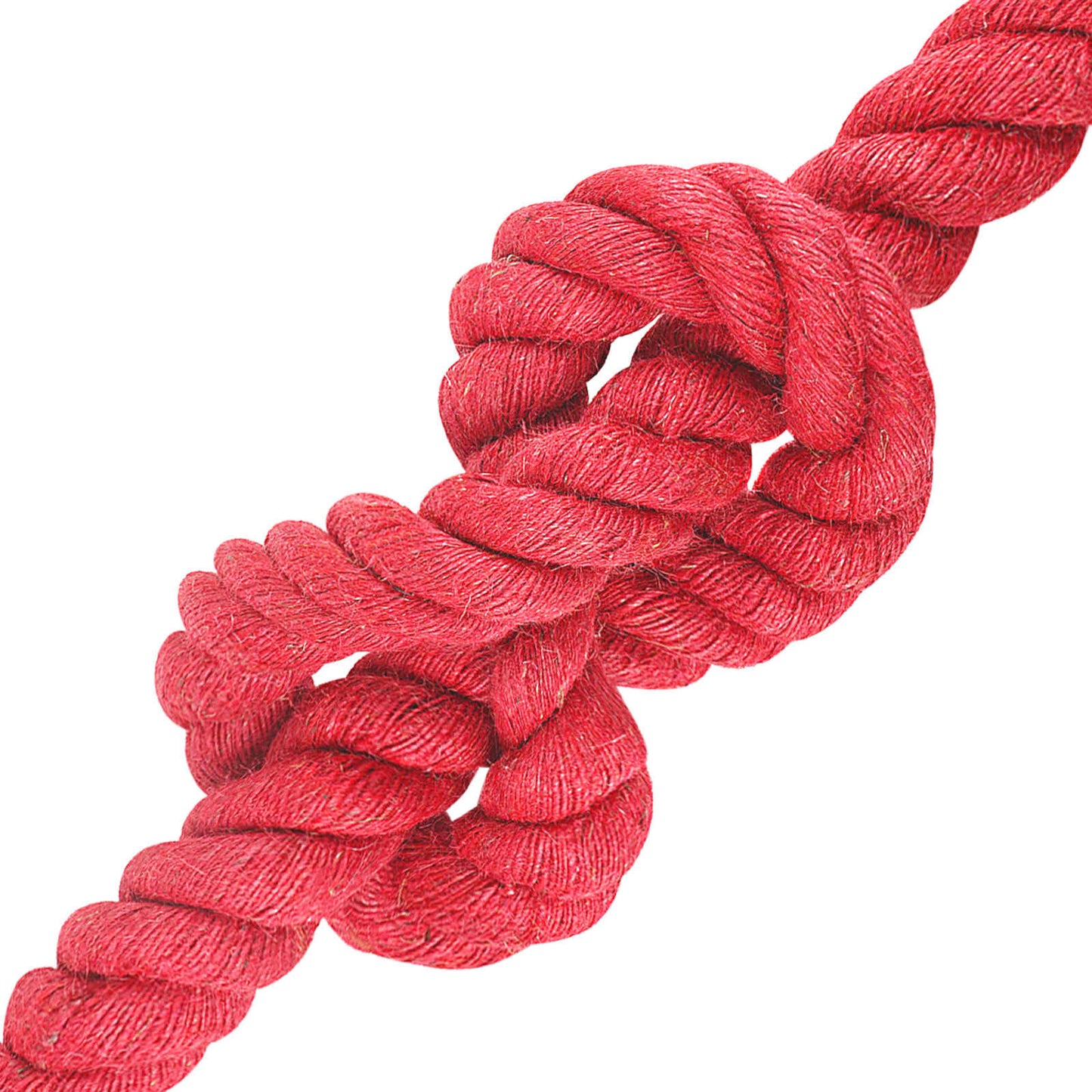 Jute tau Rød 100% Tossa jute
