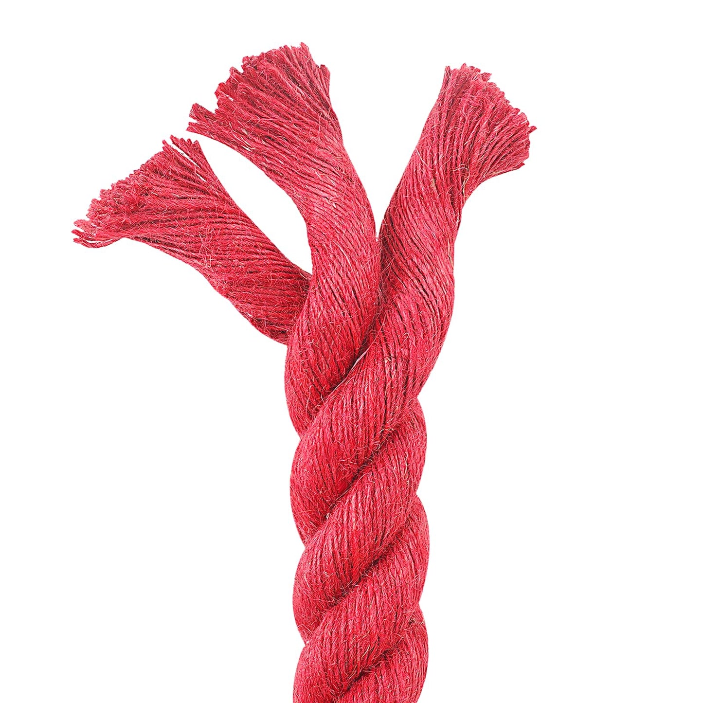 Jute tau Rød 100% Tossa jute