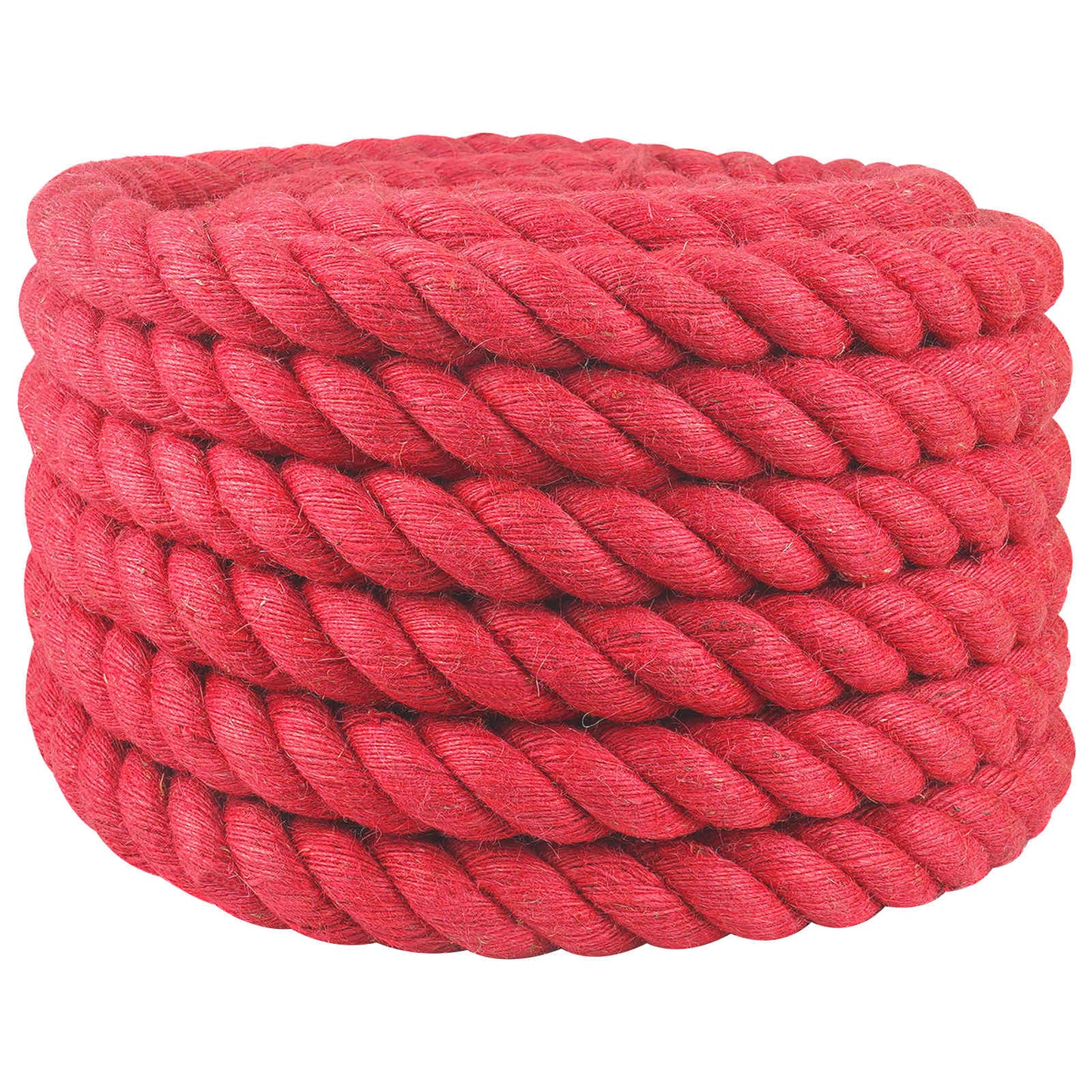 Jute tau Rød 100% Tossa jute