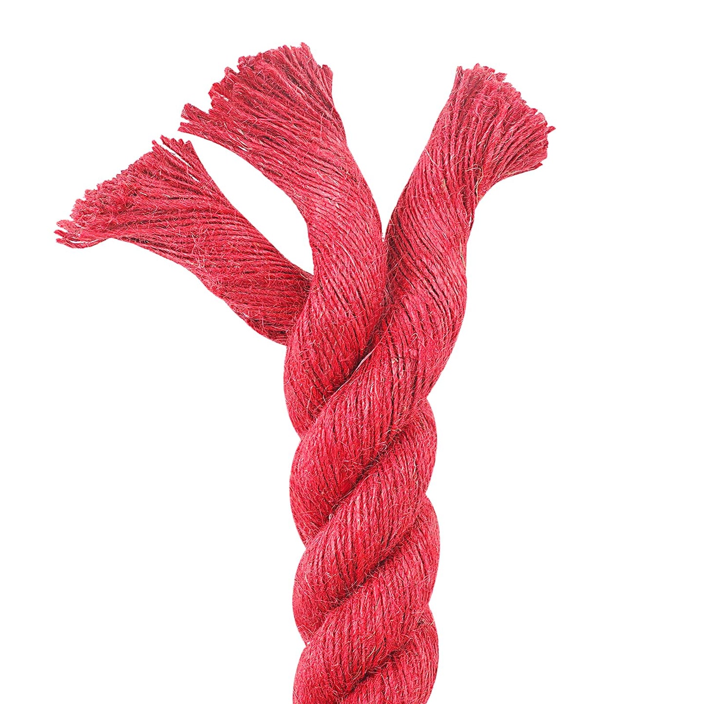 Jute tau Rød 100% Tossa jute