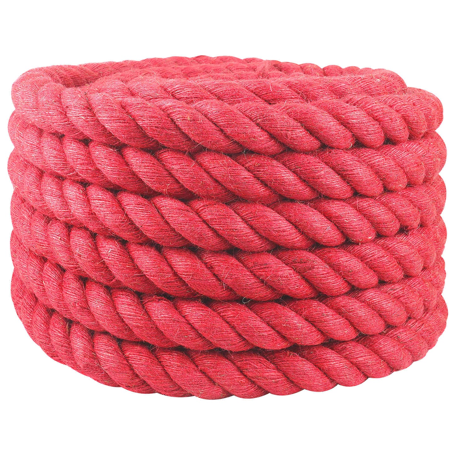 Jute tau Rød 100% Tossa jute