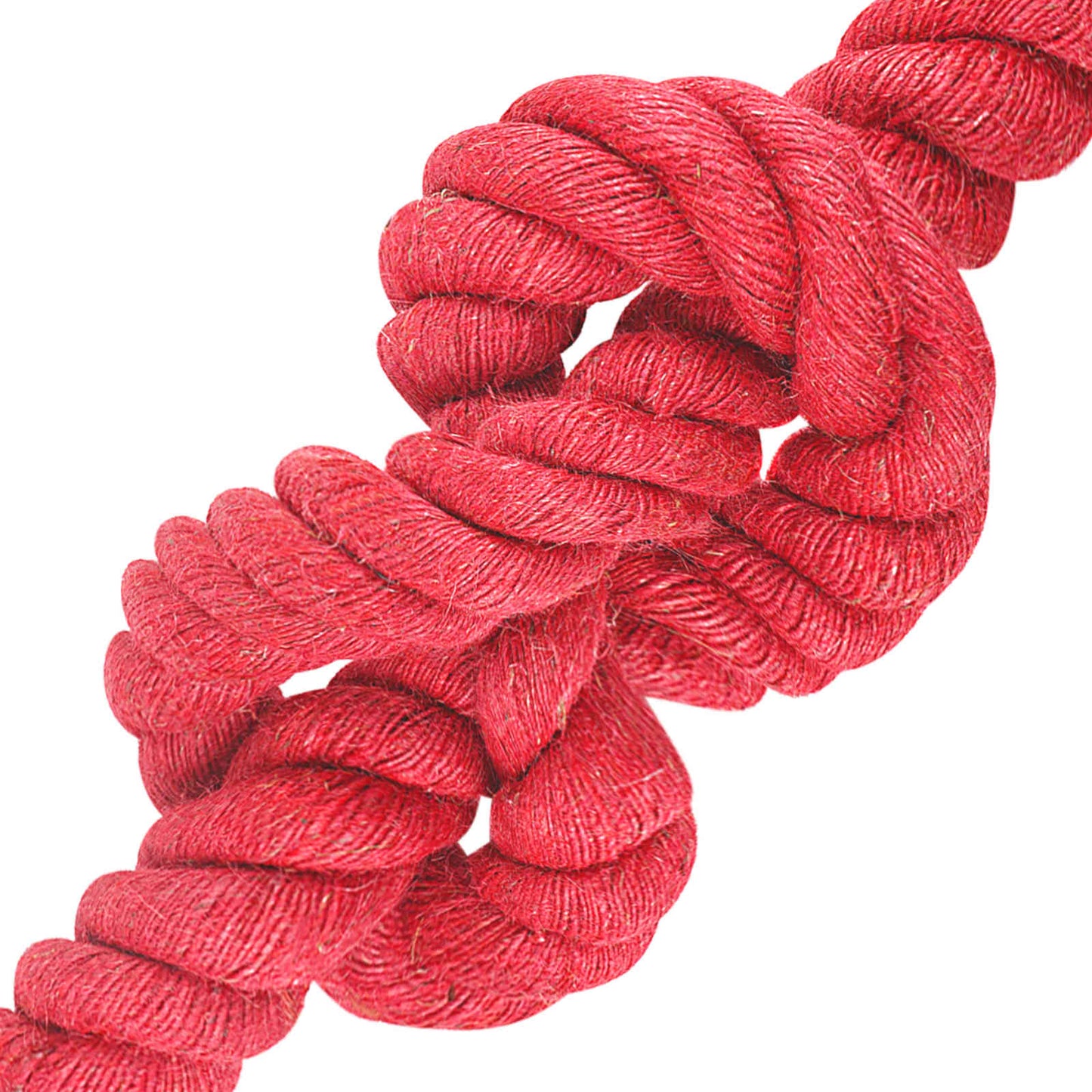 Jute tau Rød 100% Tossa jute