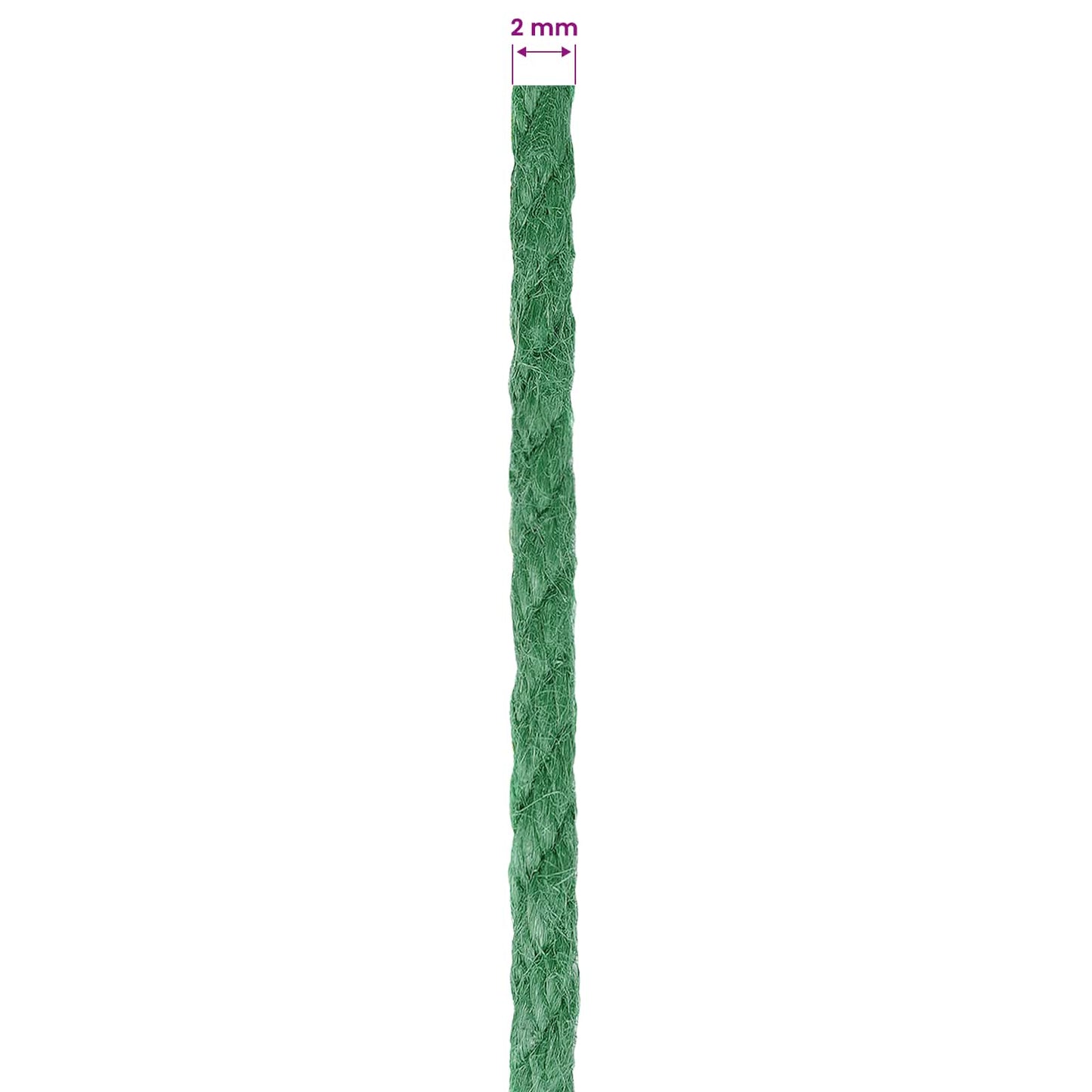 Jute tau 10 pcs Grønn 100% Tossa jute