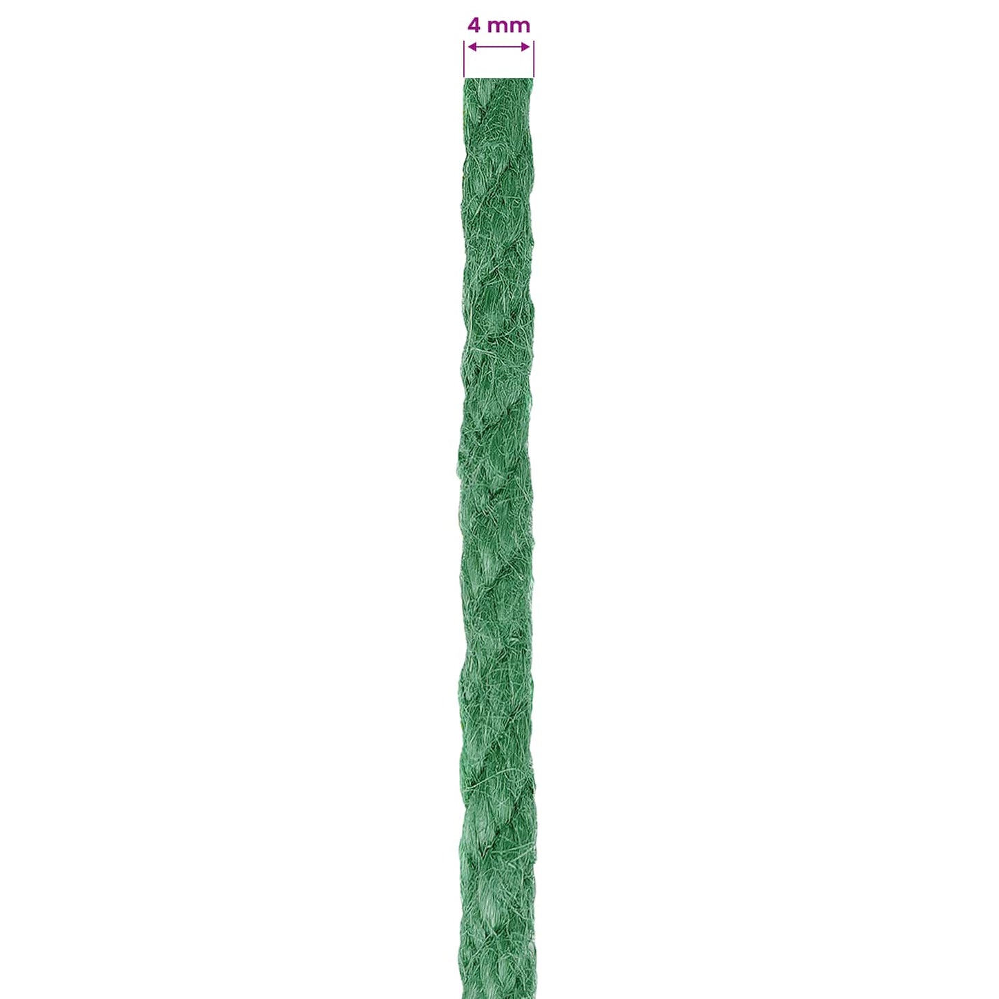 Jute tau Grønn 100% Tossa jute