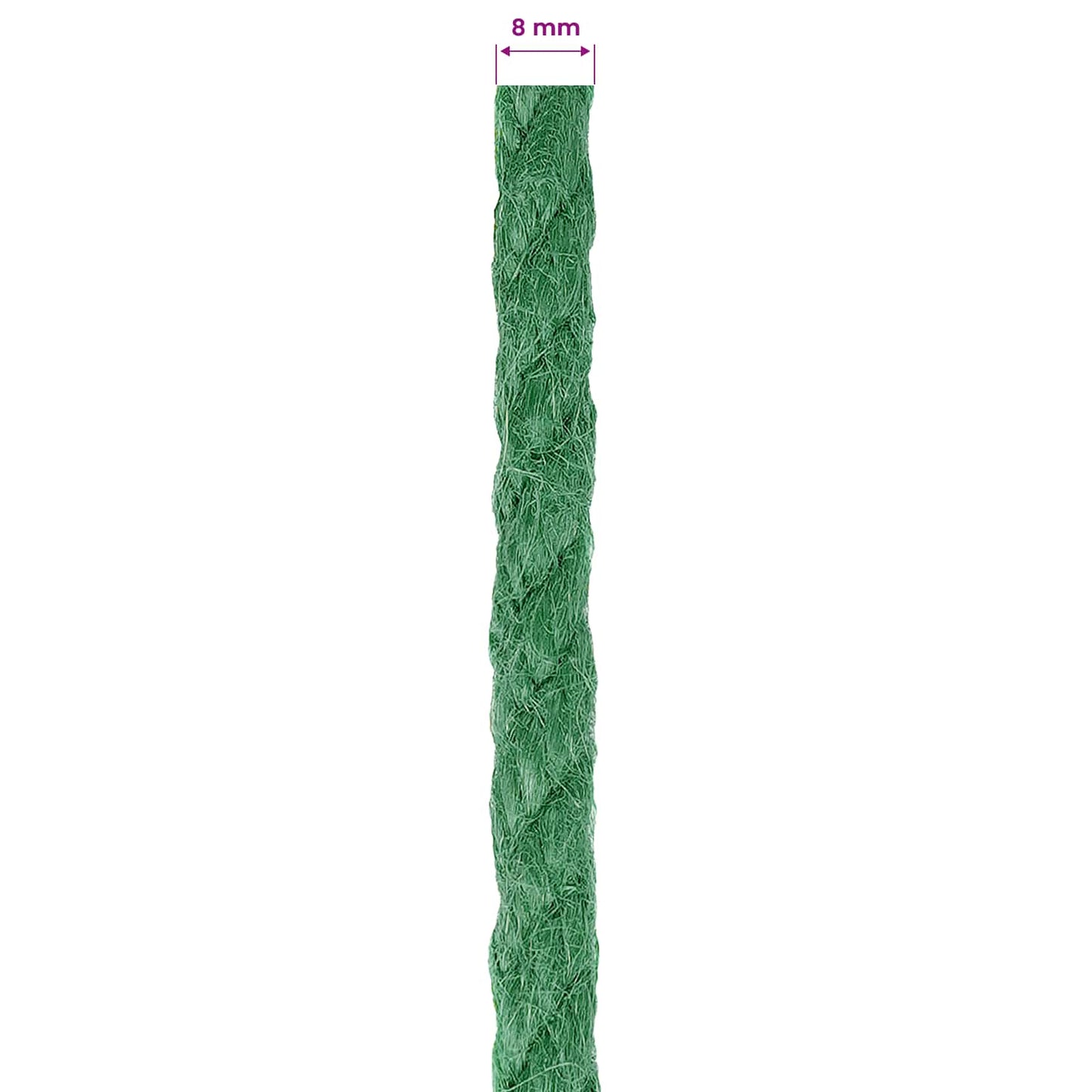 Jute tau Grønn 100% Tossa jute