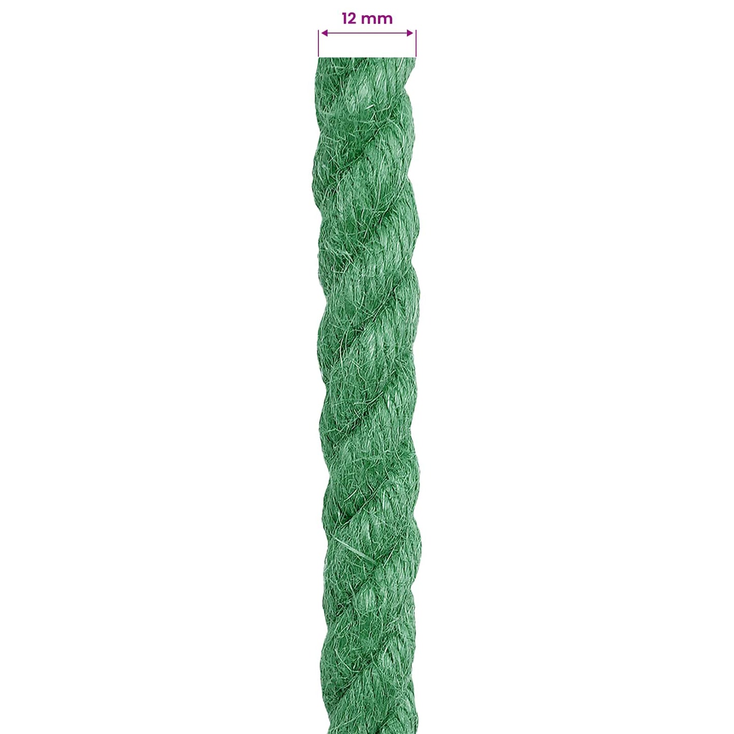 Jute tau Grønn 100% Tossa jute