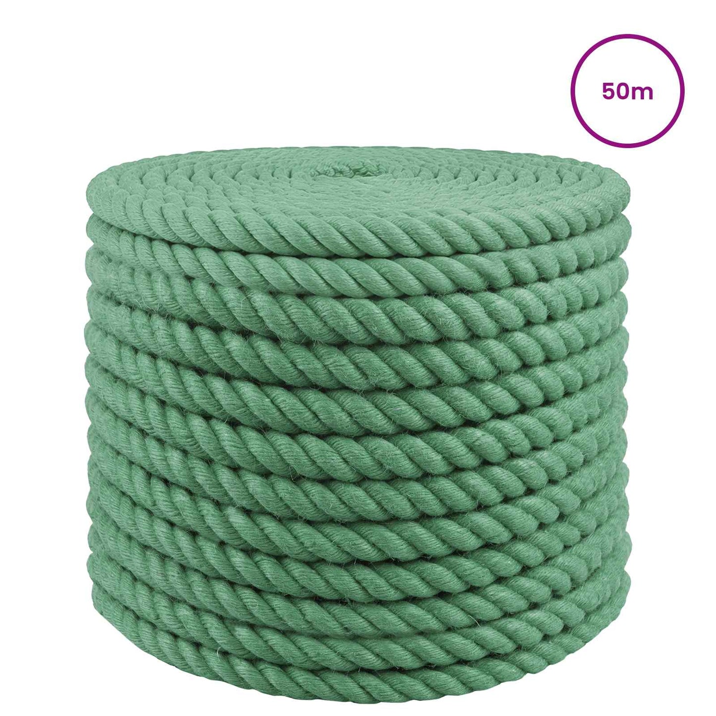 Jute tau Grønn 100% Tossa jute