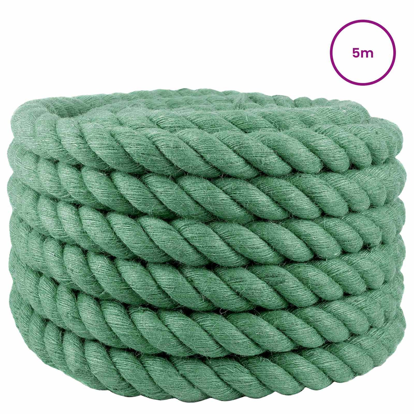 Jute tau Grønn 100% Tossa jute
