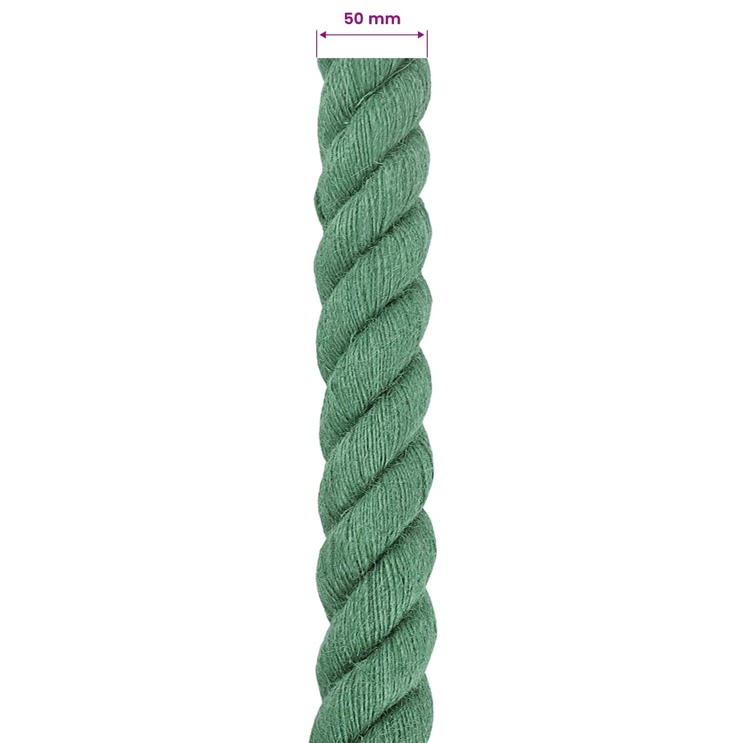 Jute tau Grønn 100% Tossa jute