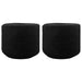 Tau 2 pcs Svart Bomull