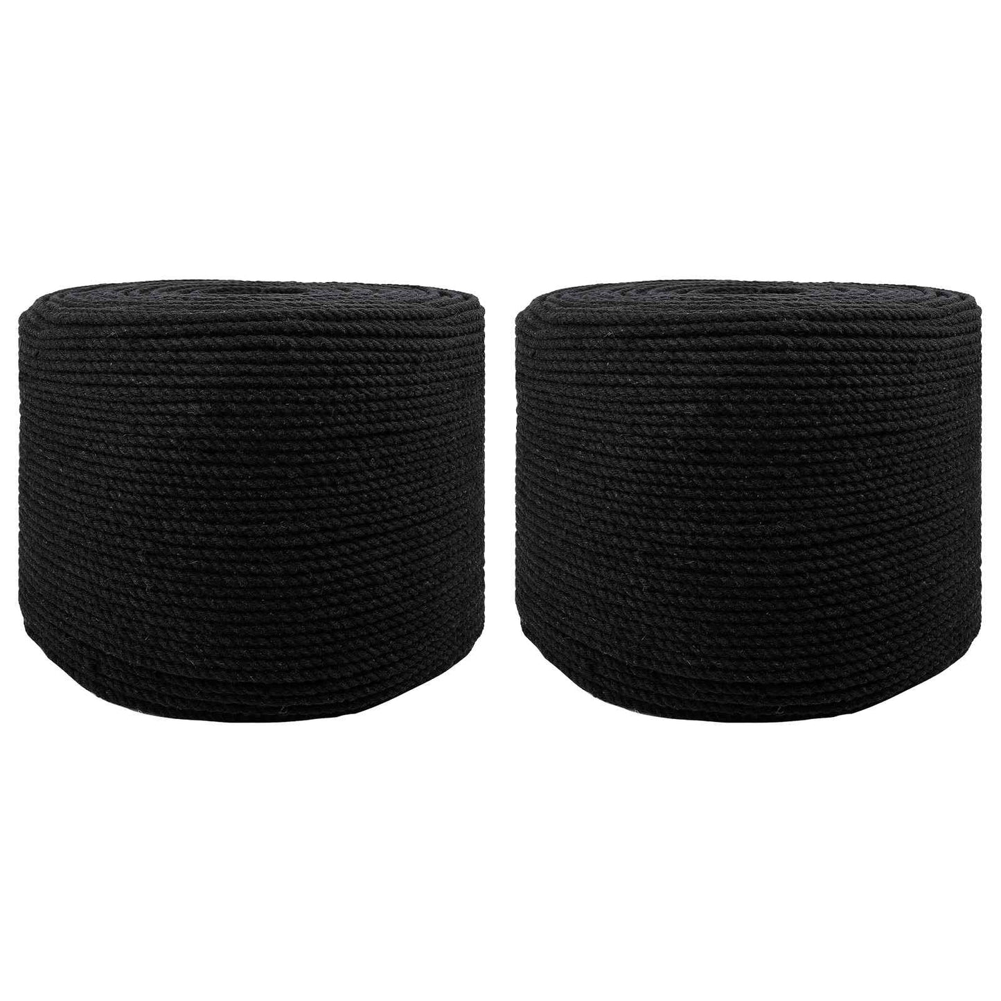 Tau 2 pcs Svart Bomull