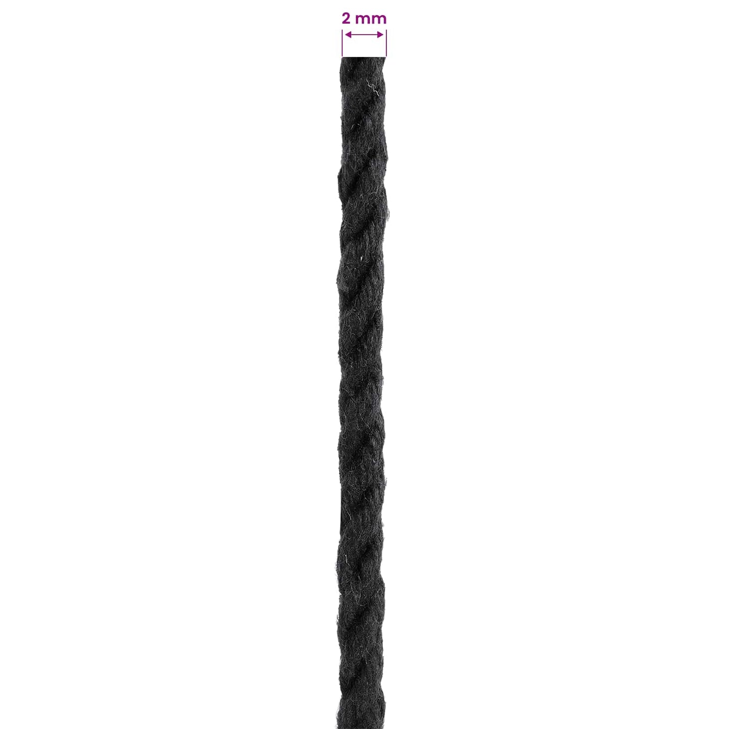 Tau 10 pcs Svart Bomull