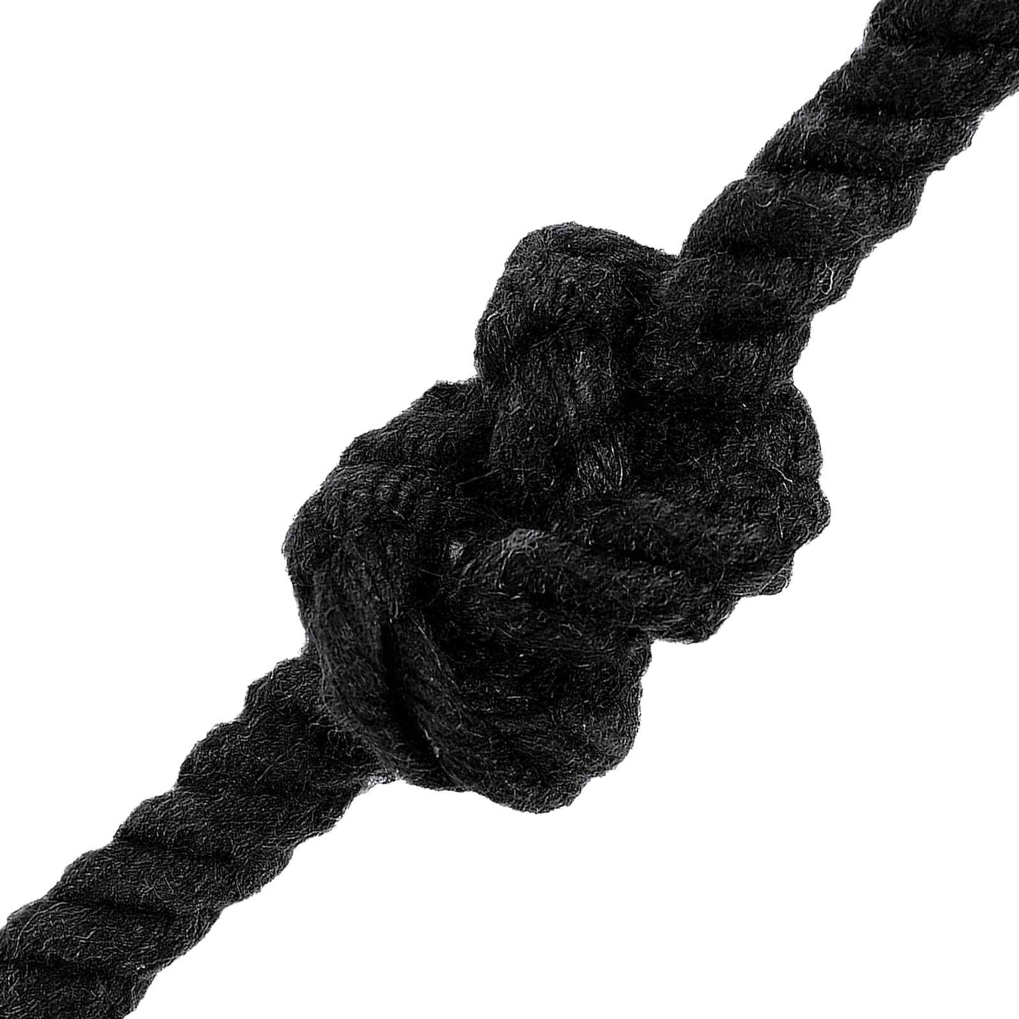 Tau Svart 0,8 x 0,8 x 10000 cm Bomull
