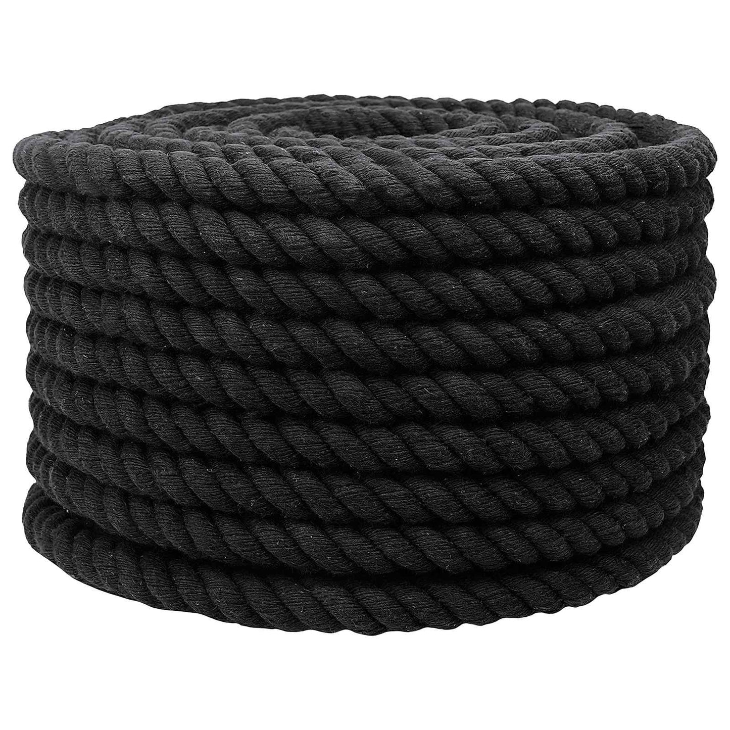 Tau Svart 2,4 x 2,4 x 2500 cm Bomull