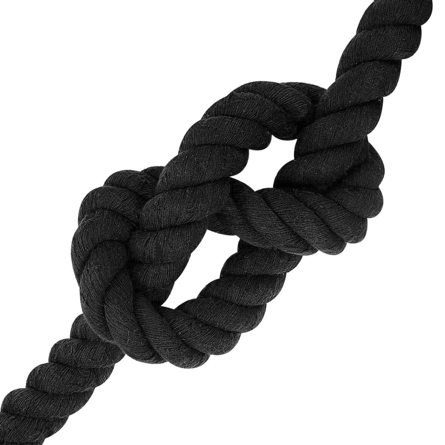 Tau Svart 3,6 x 3,6 x 500 cm Bomull