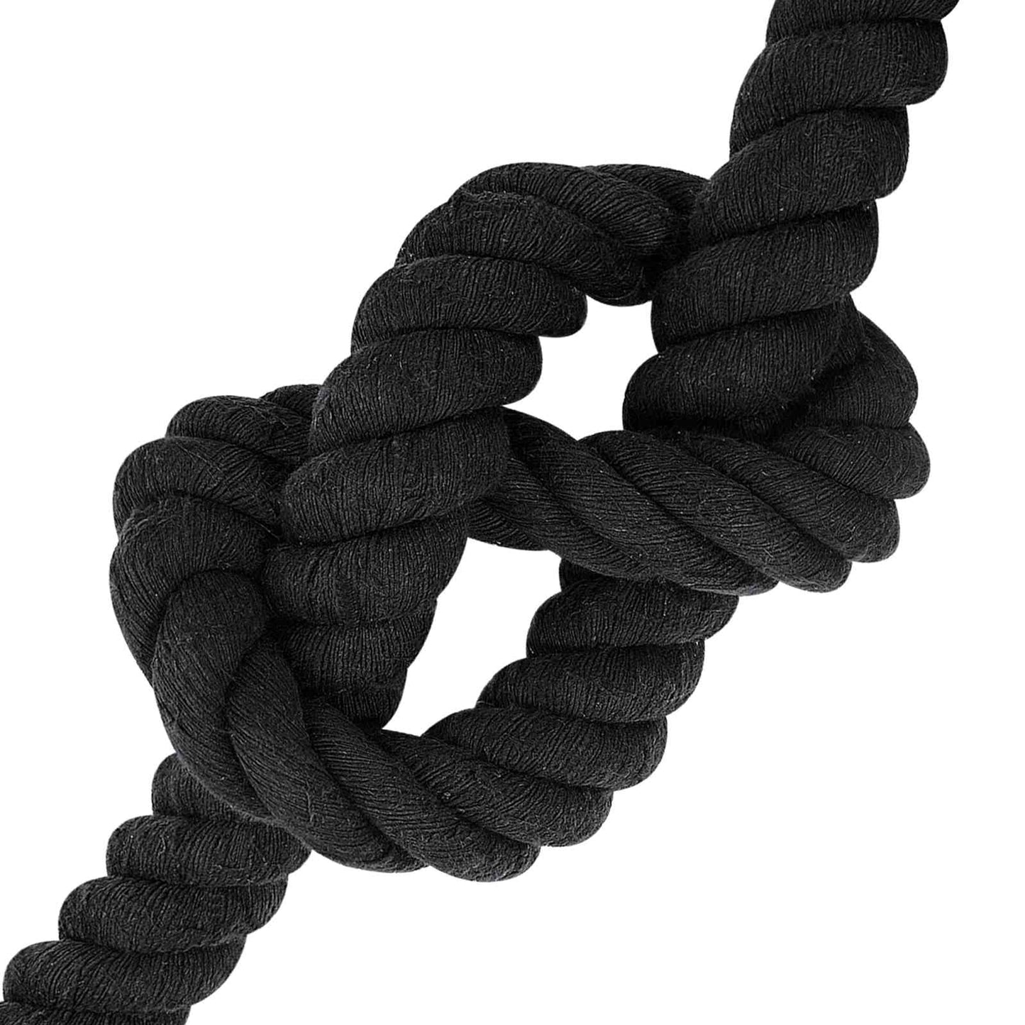 Tau Svart 5 x 5 x 500 cm Bomull