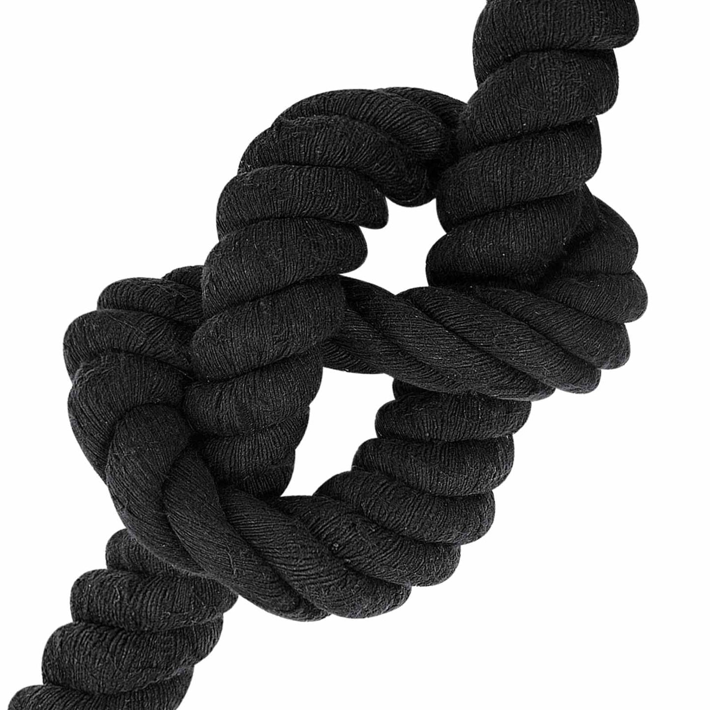 Tau Svart 6 x 6 x 500 cm Bomull