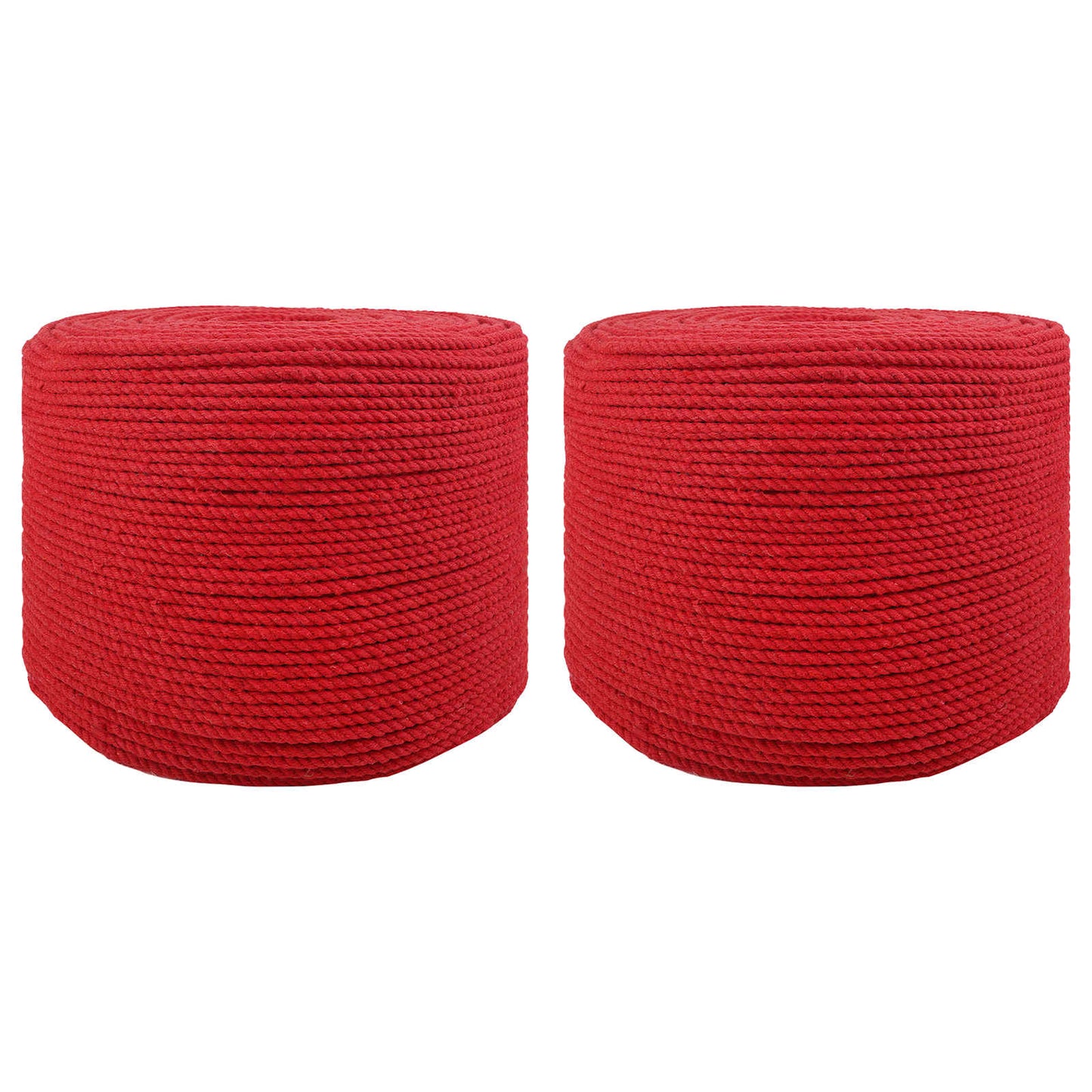 Tau 2 pcs Rød Bomull