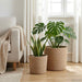 Plantepotte Sett 2 pcs Naturlig Ø 28 x 28 cm 100% Tossa Jute