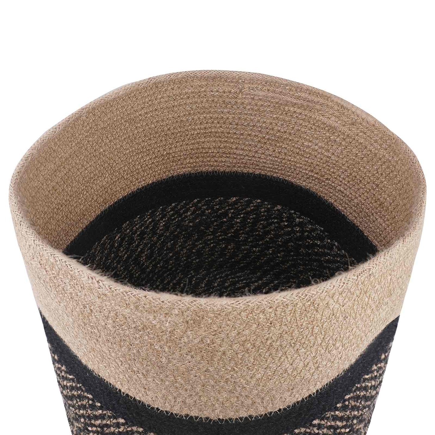 Plantepotte Sett 2 pcs Naturlig og svart Ø 28 x 28 cm
