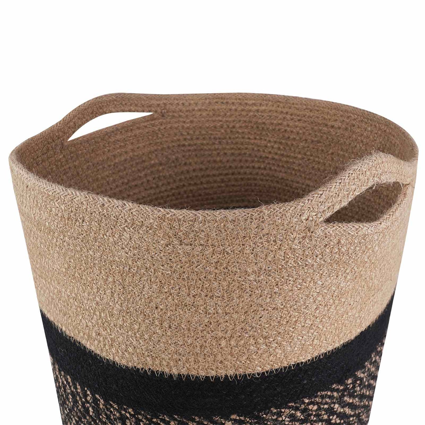 Plantepotte Sett 2 pcs Naturlig og svart Ø 28 x 28 cm