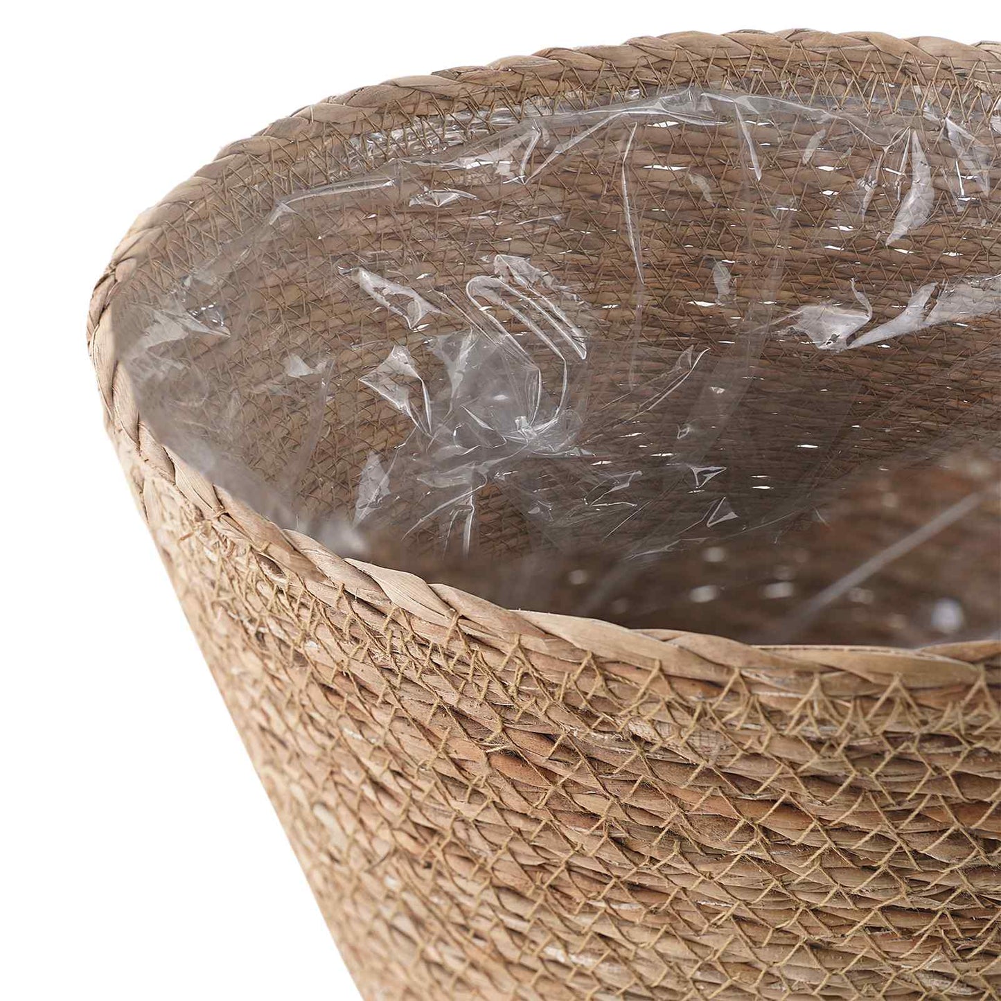 Sjøgress plantekurver 3 pcs Naturlig Ø26 x 19 cm 100% sjøgress