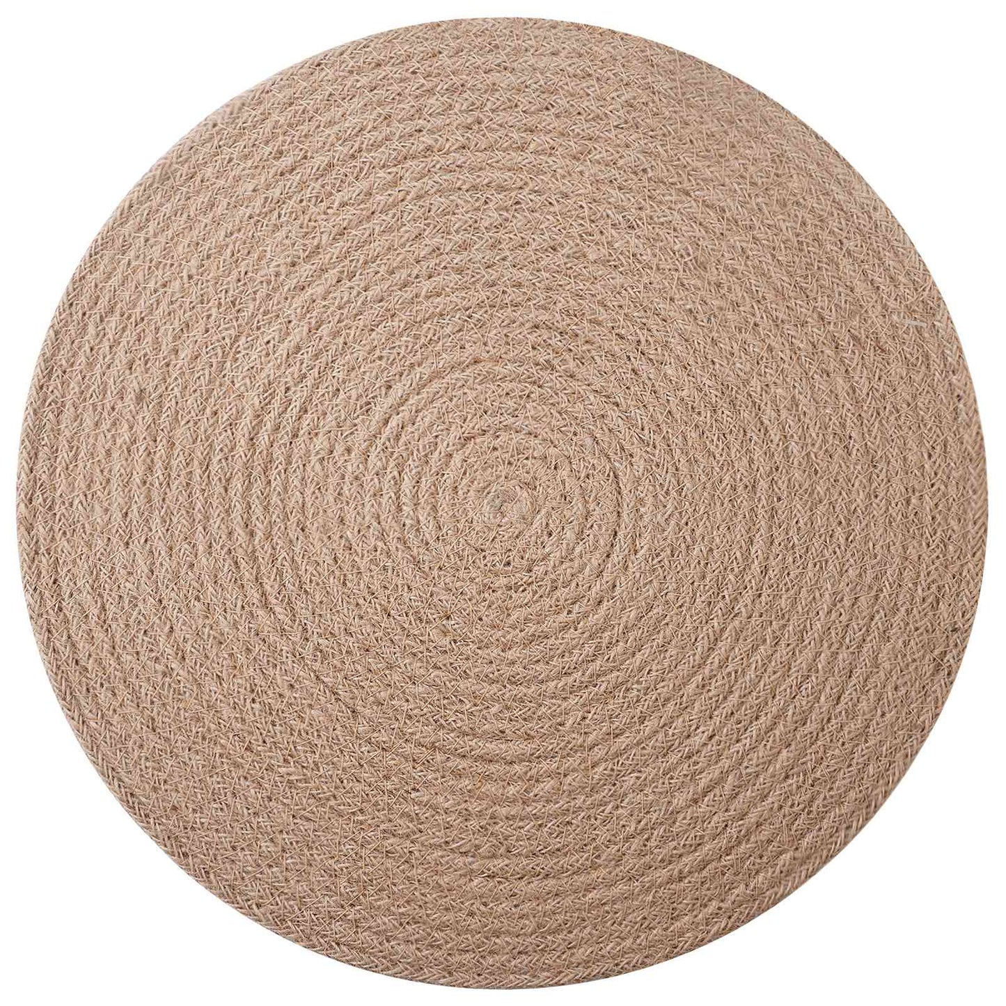 Jute Placemets 12 pcs Naturlig Ø 30 cm 100% Tossa Jute