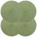 Jute Placemets 4 pcs Olivengrønn Ø 30 cm 100% Tossa Jute