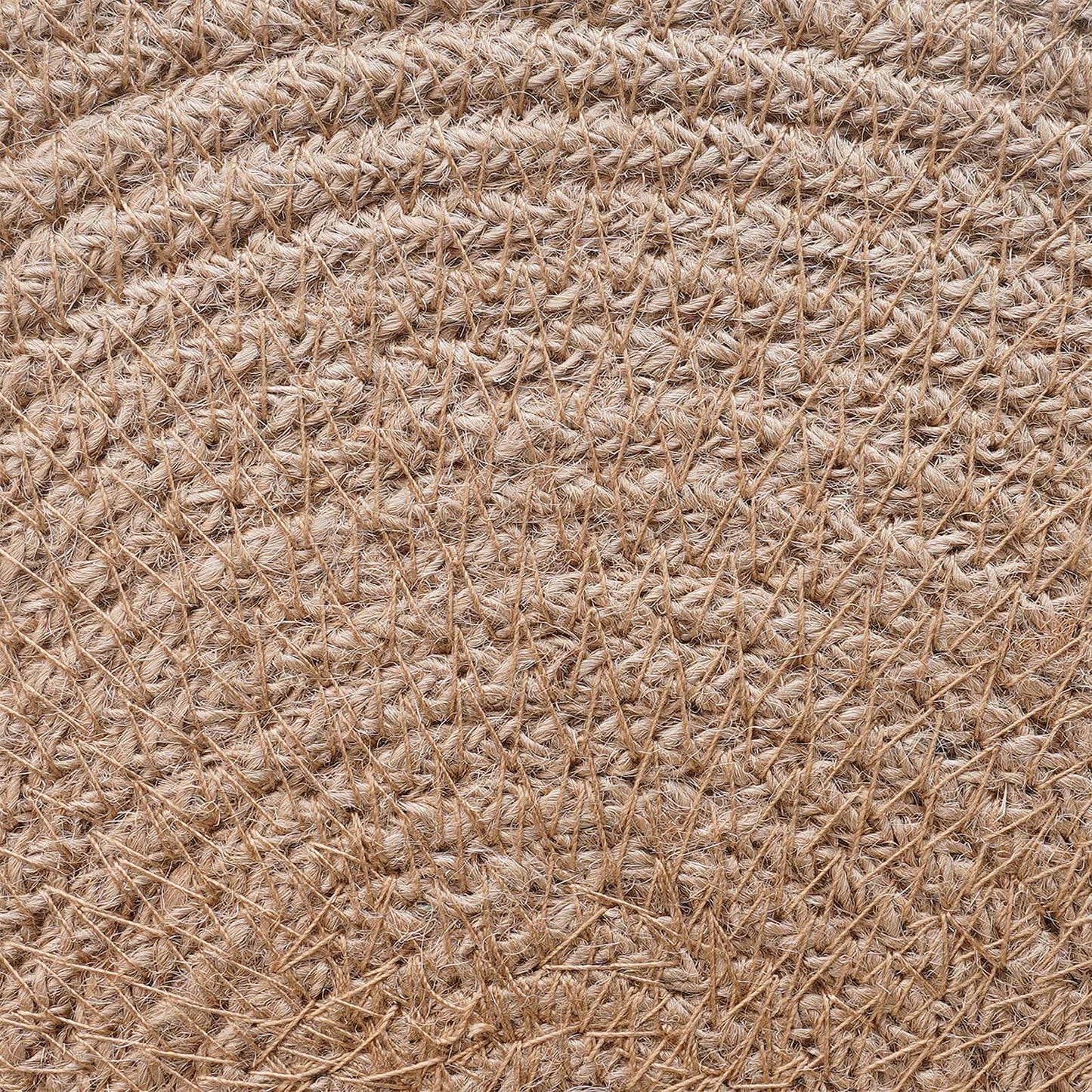 Jute Placemets 12 pcs Naturlig og Hvit Ø 30 cm 100% Tossa Jute