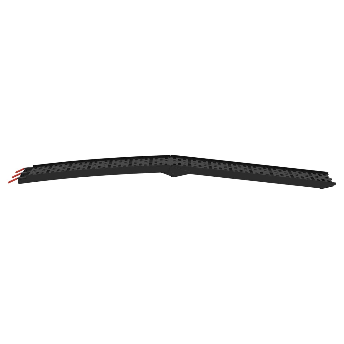 Sammenleggbar motorsykkelrampe 340 kg per rampe 2 pcs Svart