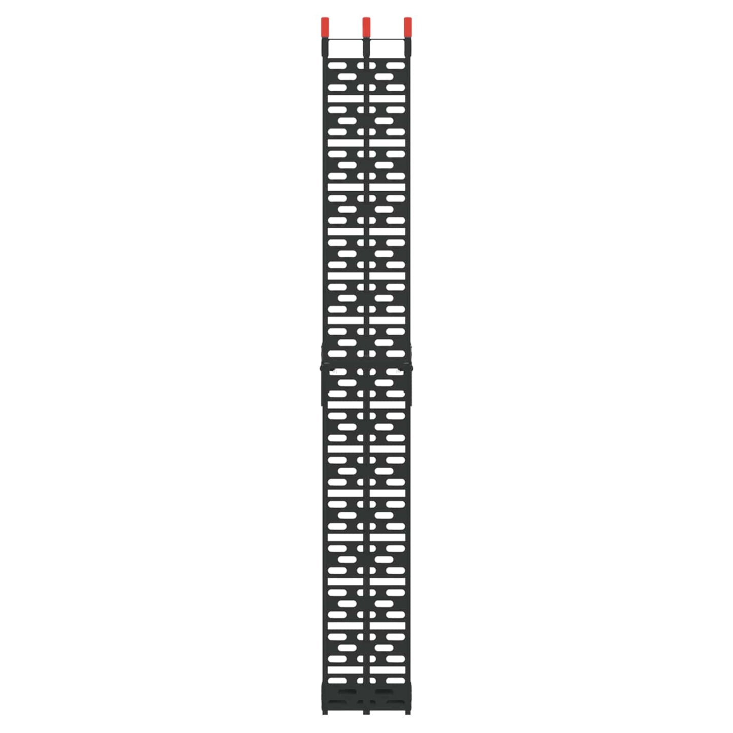 Sammenleggbar motorsykkelrampe 340 kg per rampe 2 pcs Svart