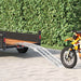 Motorrampe sølv 180 x 28 x 5 cm Aluminium