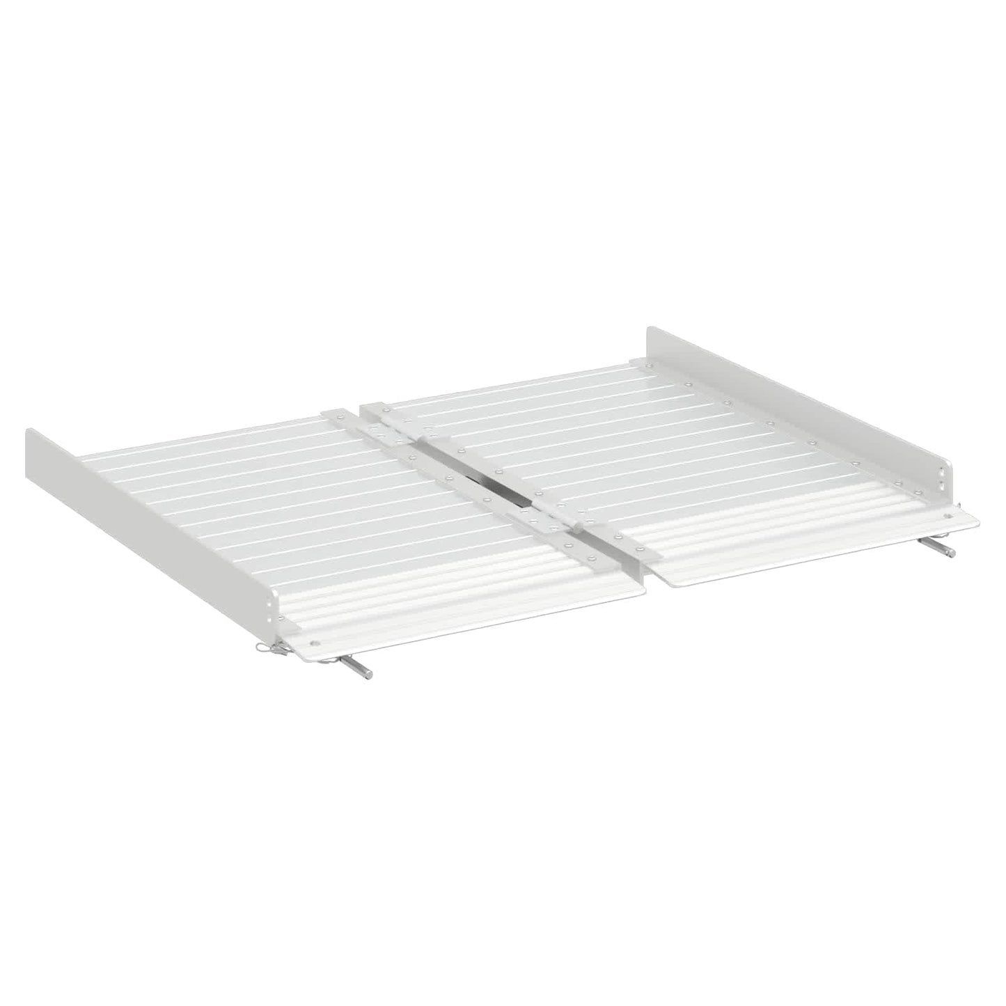 Rampe for rullestol 270 kg sølv 62 x 73 x 5 cm Aluminium
