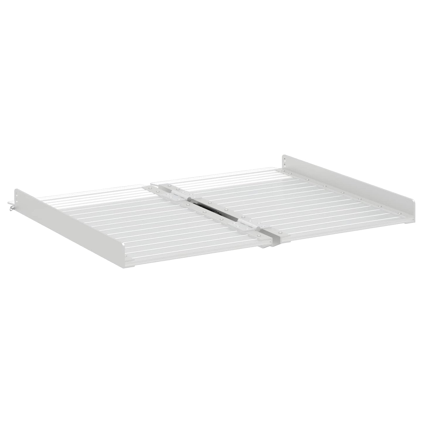 Rampe for rullestol 270 kg sølv 62 x 73 x 5 cm Aluminium