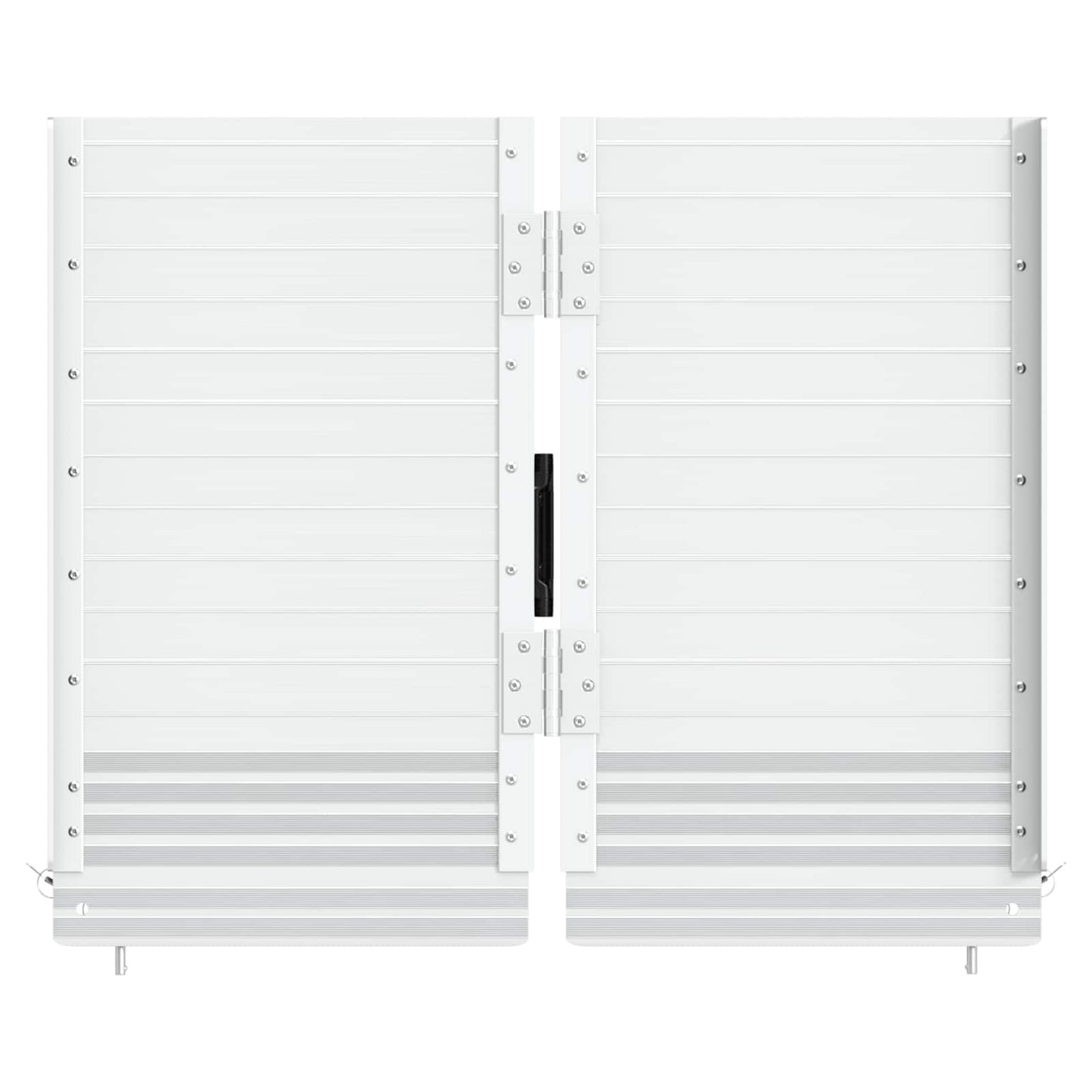 Rampe for rullestol 270 kg sølv 62 x 73 x 5 cm Aluminium