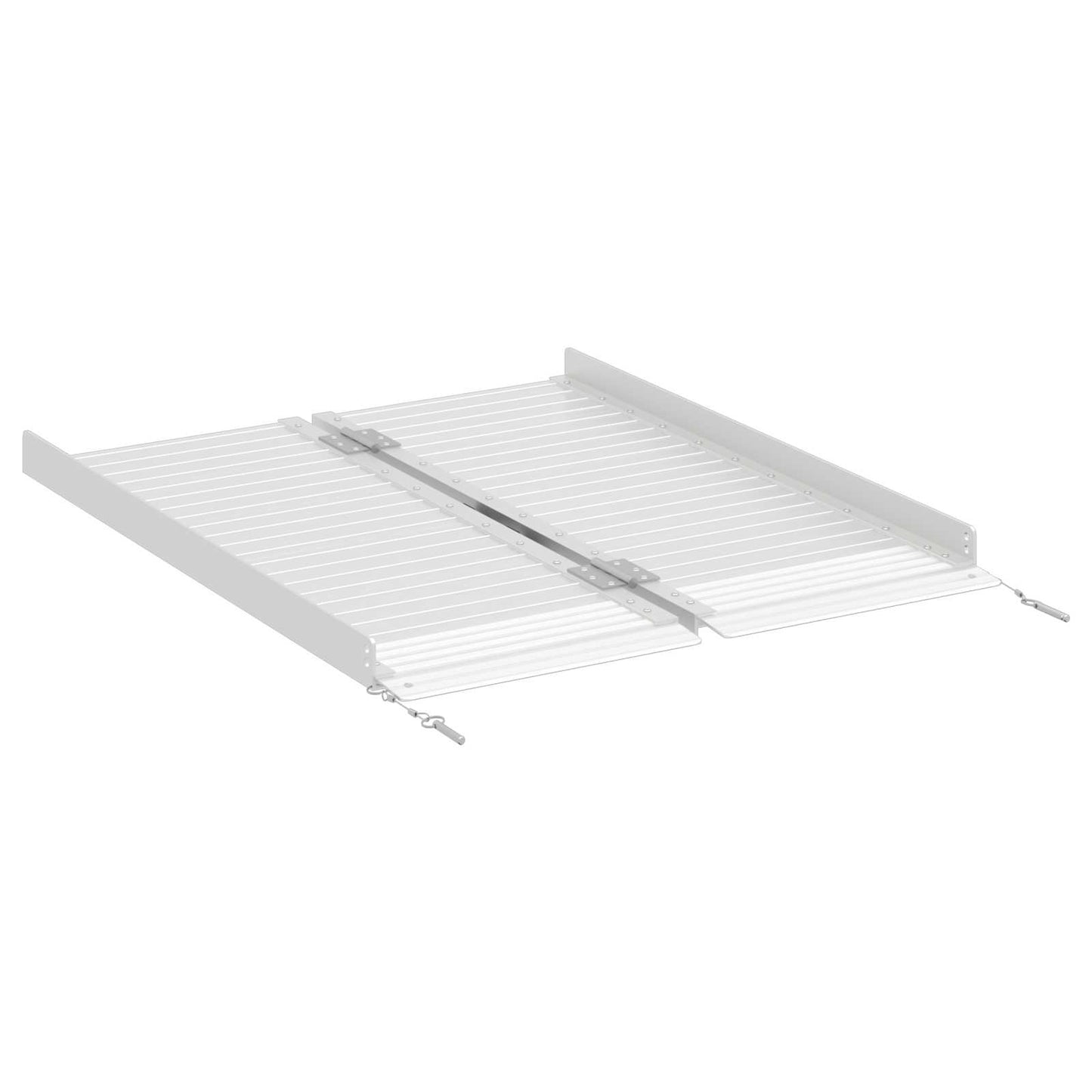 Rampe for rullestol 270 kg sølv 270 kg Aluminium
