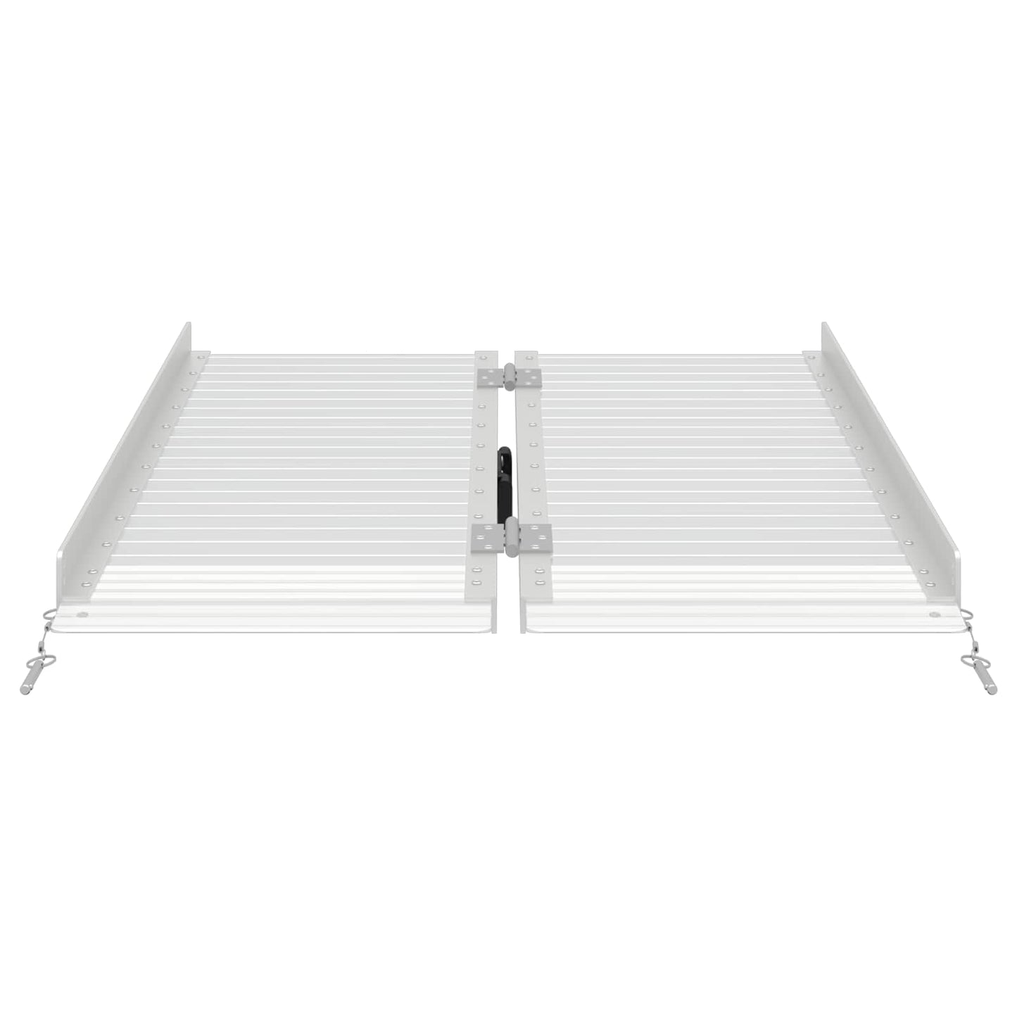 Rampe for rullestol 270 kg sølv 270 kg Aluminium