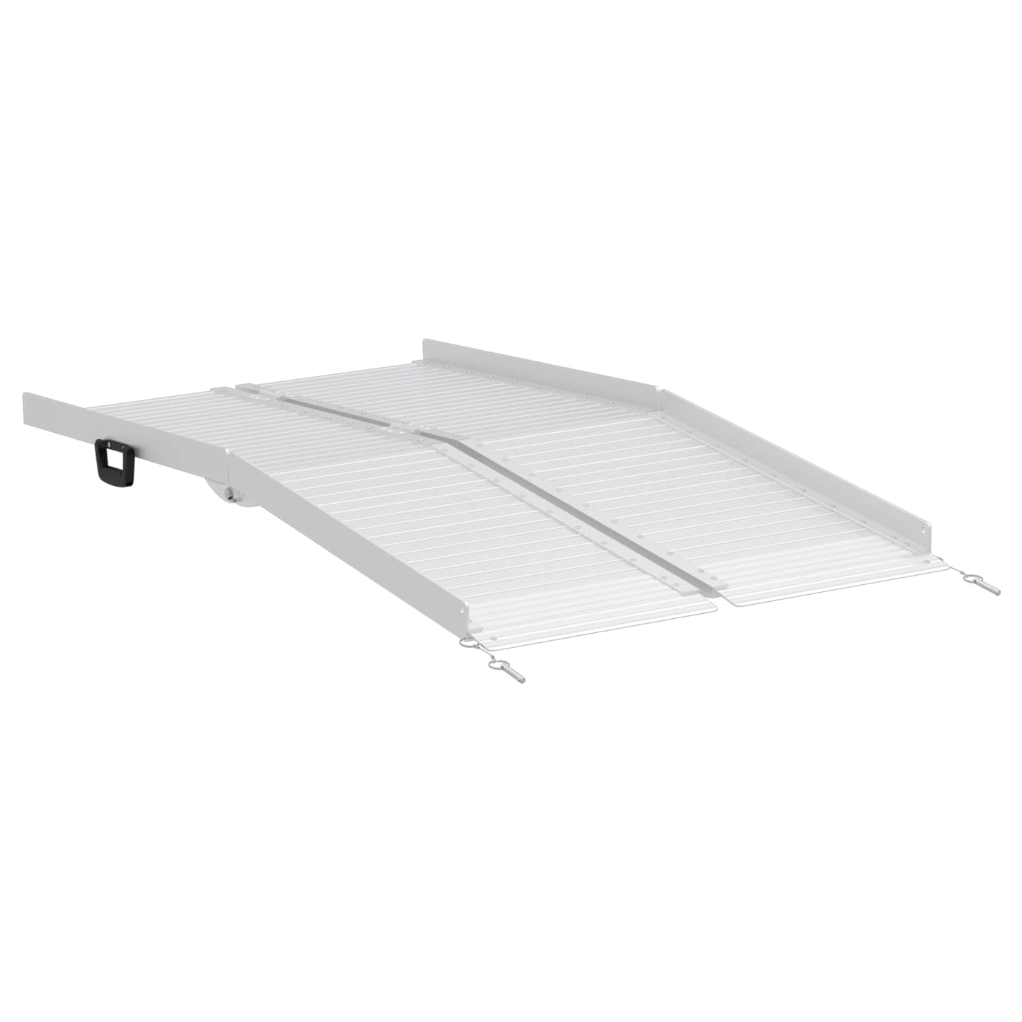 Rampe for rullestol 270 kg sølv 270 kg Aluminium