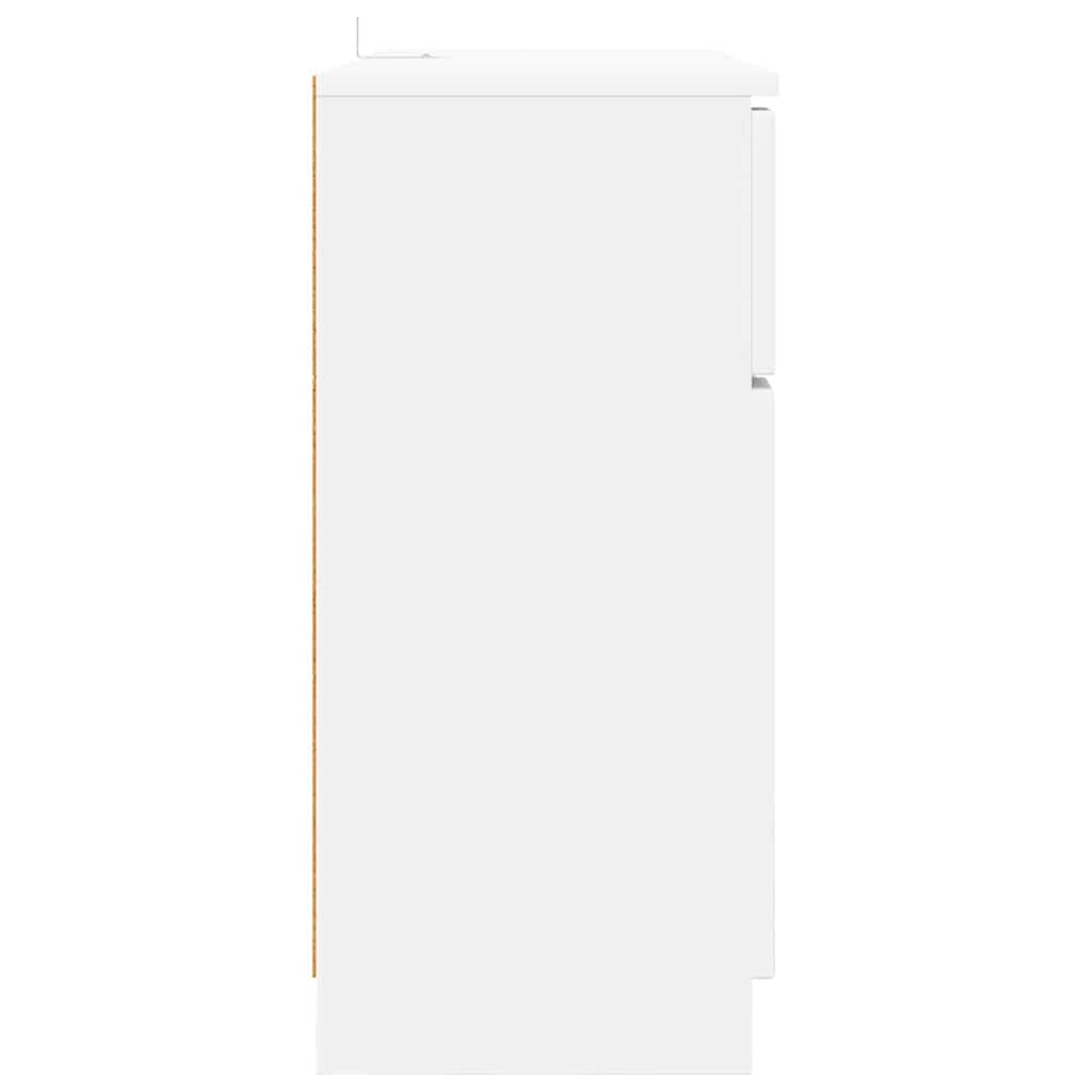 Serviesskap med skuff Hvit 100 x 30 x 65,6 Konstruert tre