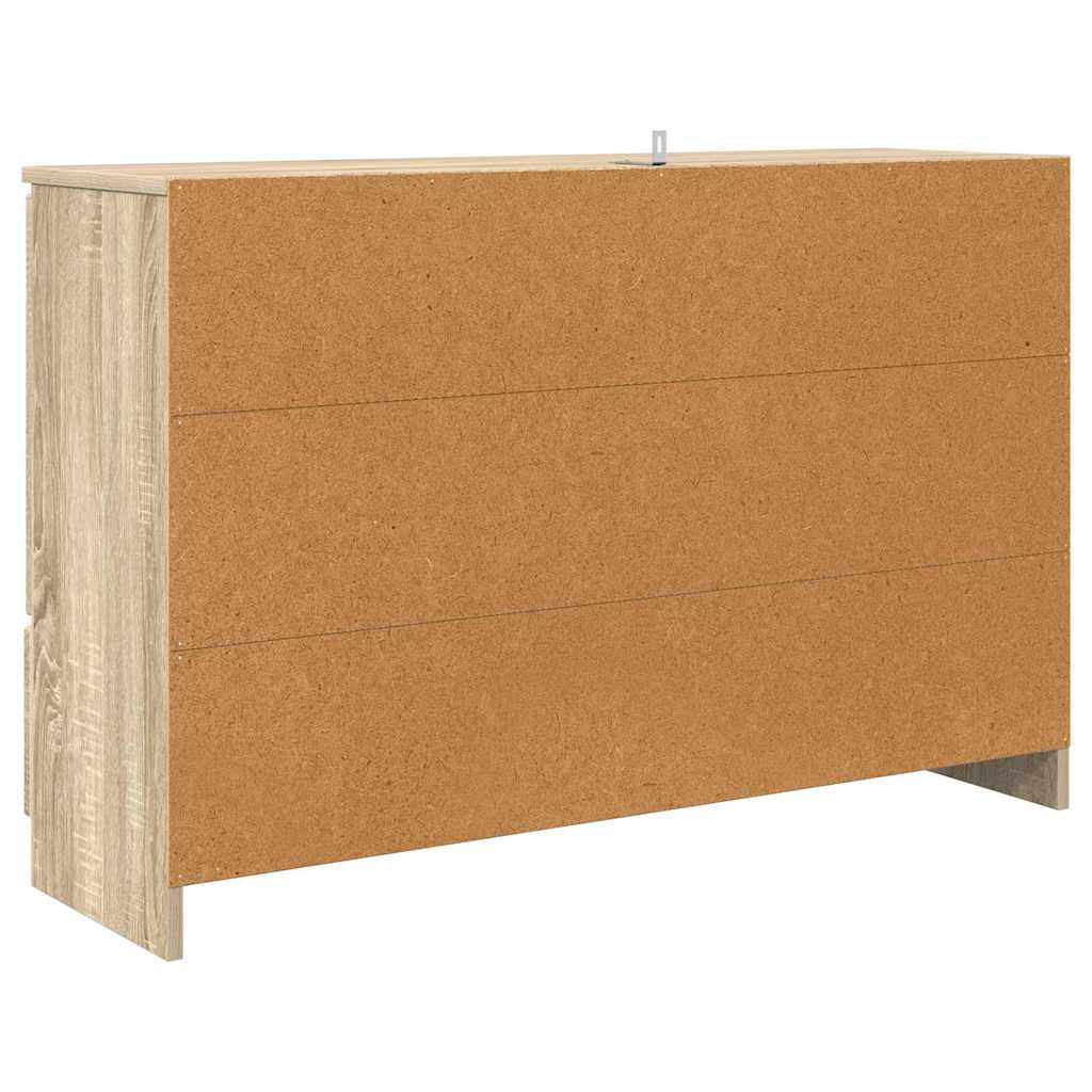 Serviesskap med skuff Sonoma eik 100 x 30 x 65,6 Konstruert tre