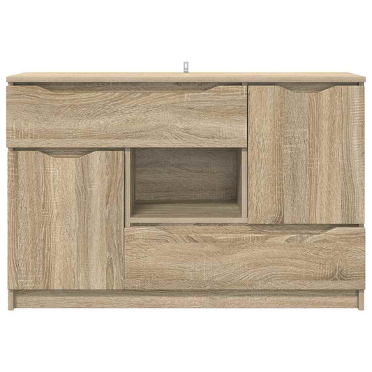 Serviesskap med skuff Sonoma eik 100 x 30 x 65,6 Konstruert tre