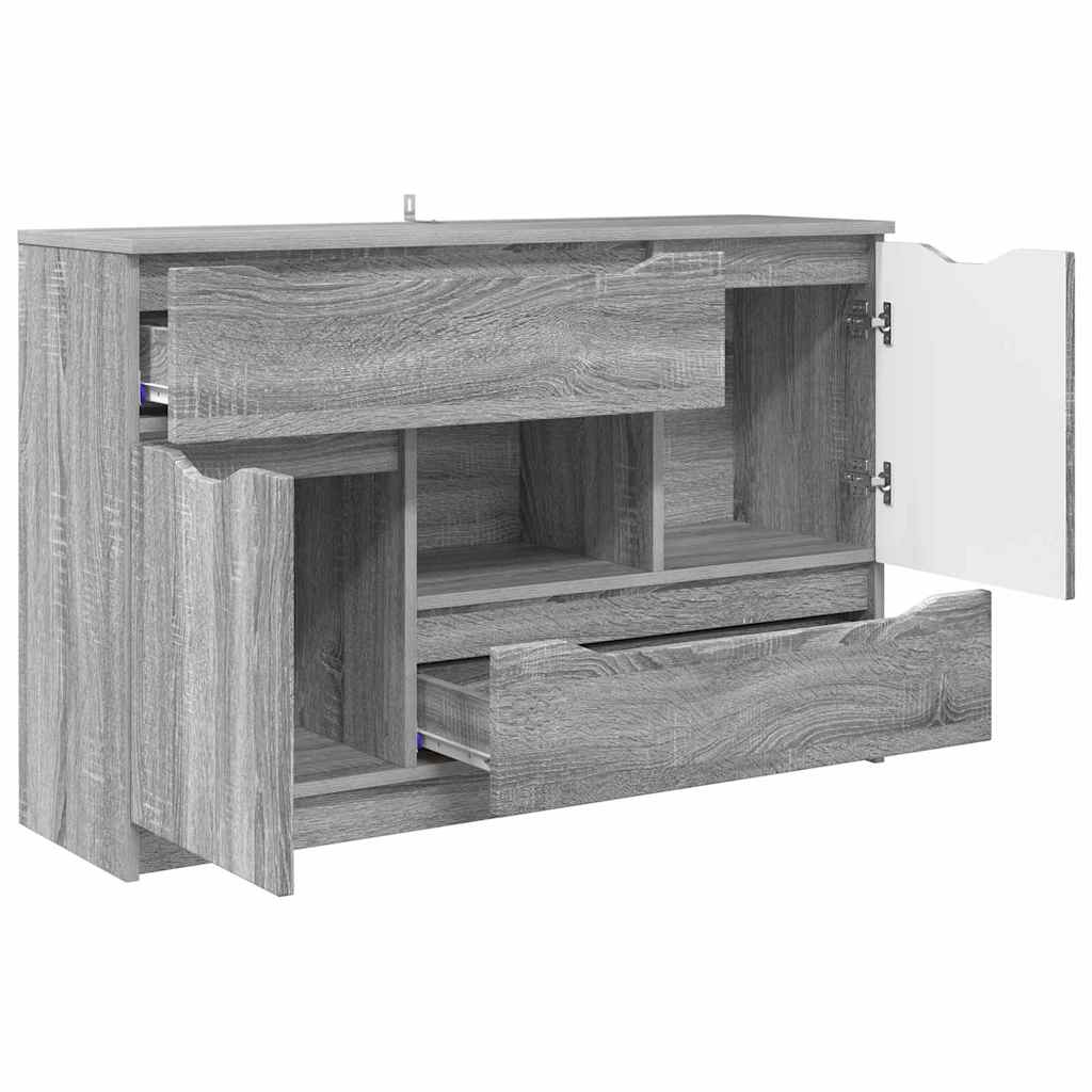Serviesskap med skuff Grå Sonoma 100 x 30 x 65,6 Konstruert tre