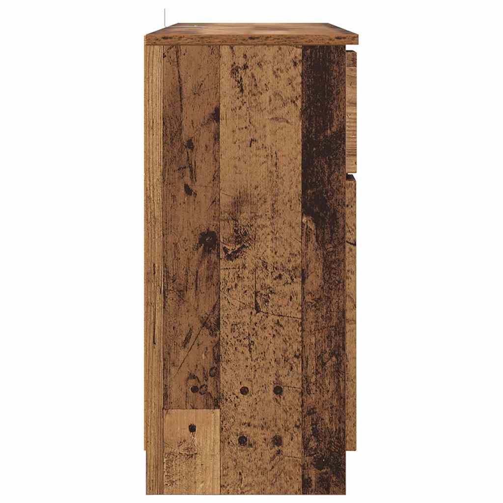 Serviesskap med skuff Gamle tre 100 x 30 x 65,6 Konstruert tre