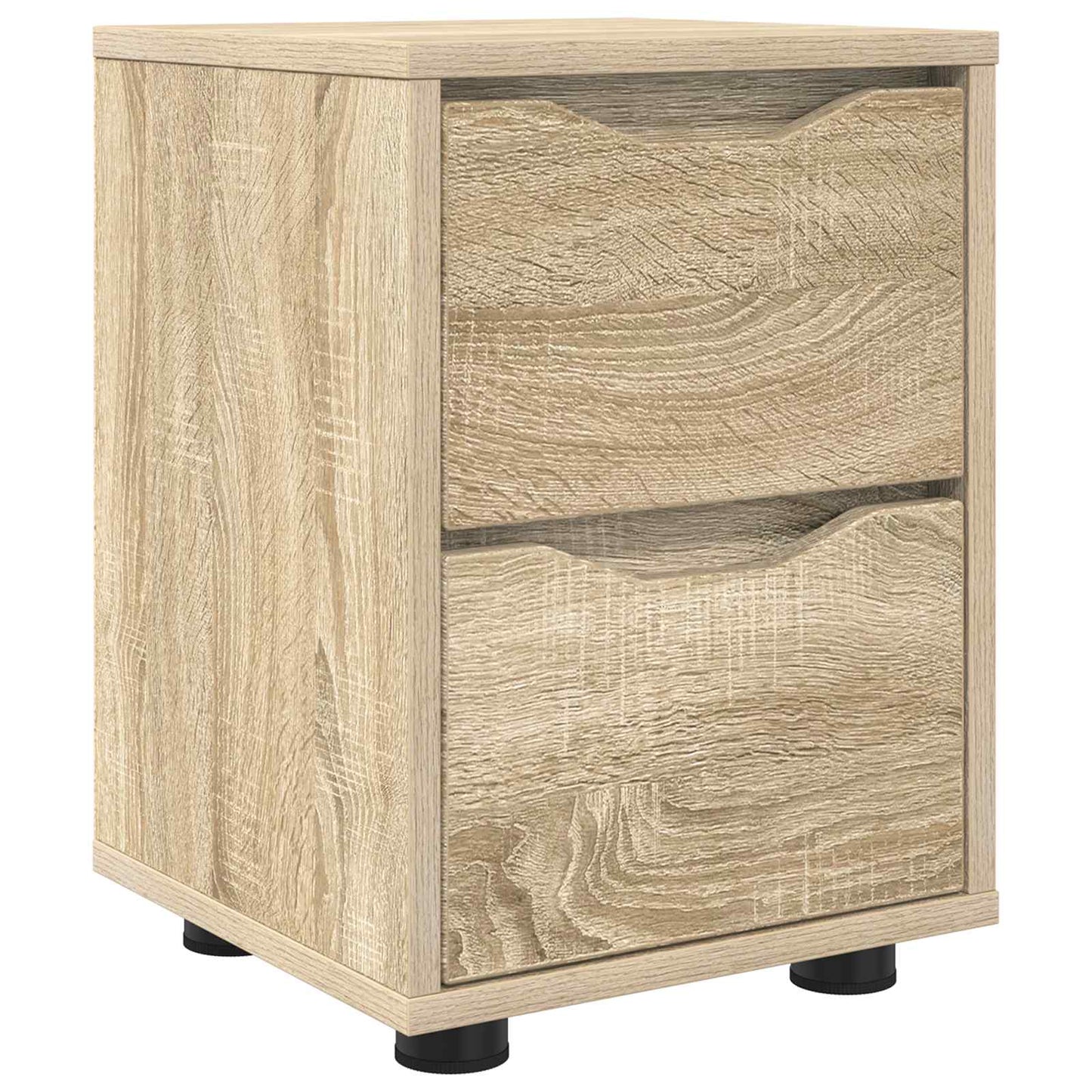 Nattbord med skuff Sonoma eik 30,5 x 30 x 43 cm Konstruert tre