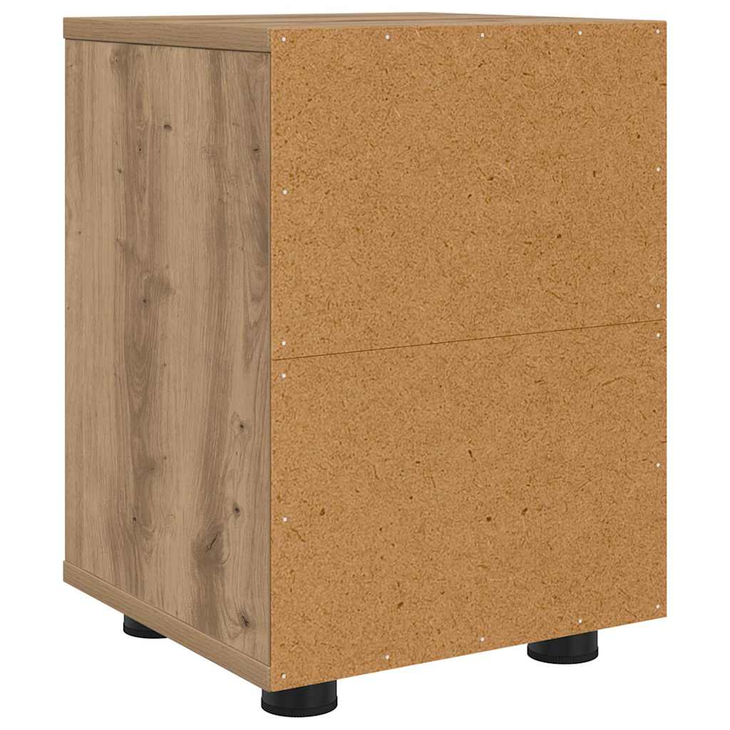 Nattbord 2 stk. Artisan Eik 30,5 x 30 x 43 cm Konstruert tre
