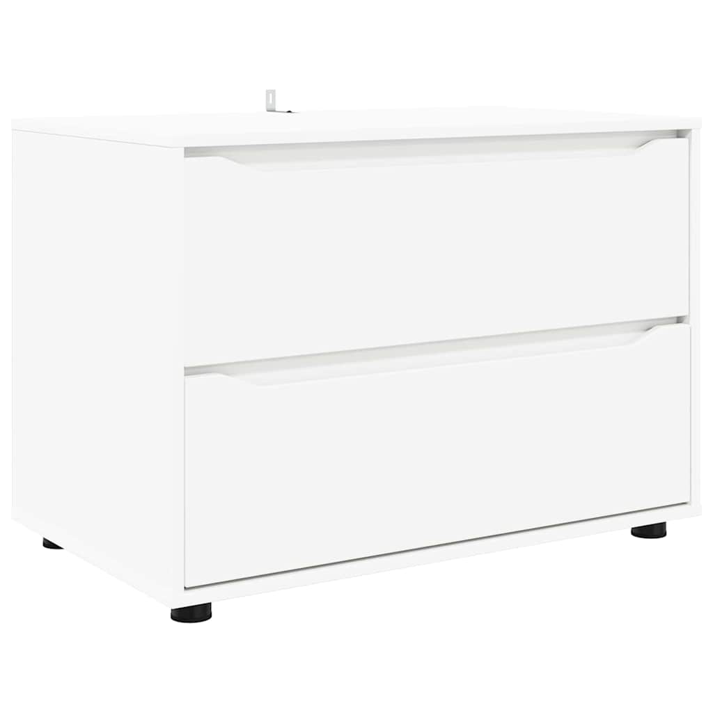 Oppbevaringsskap Hvit 80 x 48 x 57 cm Konstruert tre