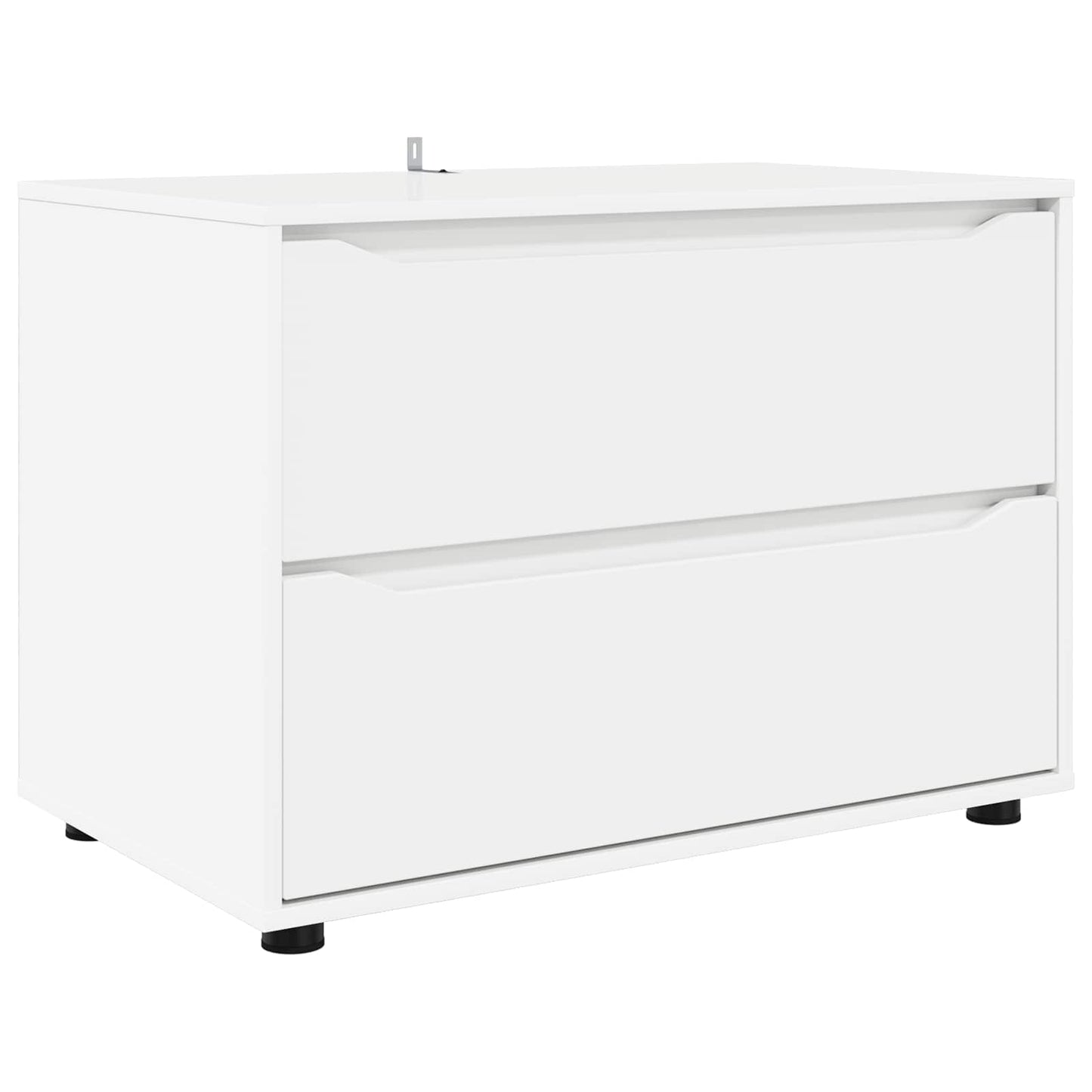 Oppbevaringsskap 80 x 48 x 57 cm Konstruert tre Hvit