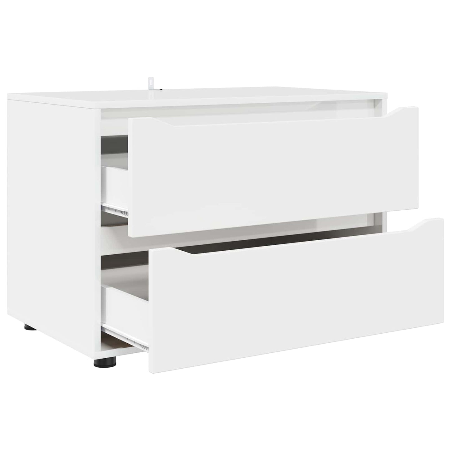 Oppbevaringsskap 80 x 48 x 57 cm Konstruert tre Hvit